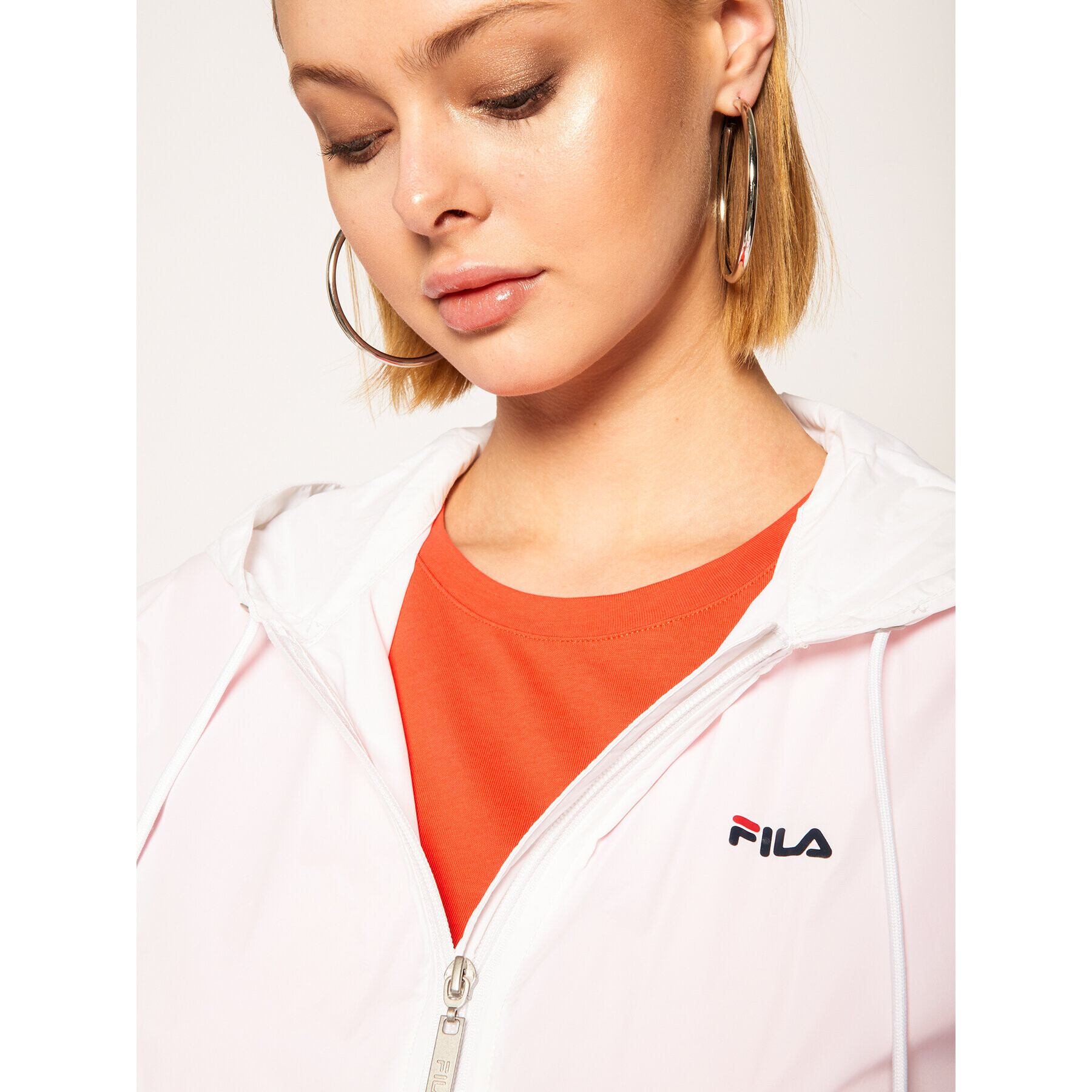 Fila Prehodna jakna Earlene 687601 Bela Regular Fit - Pepit.si