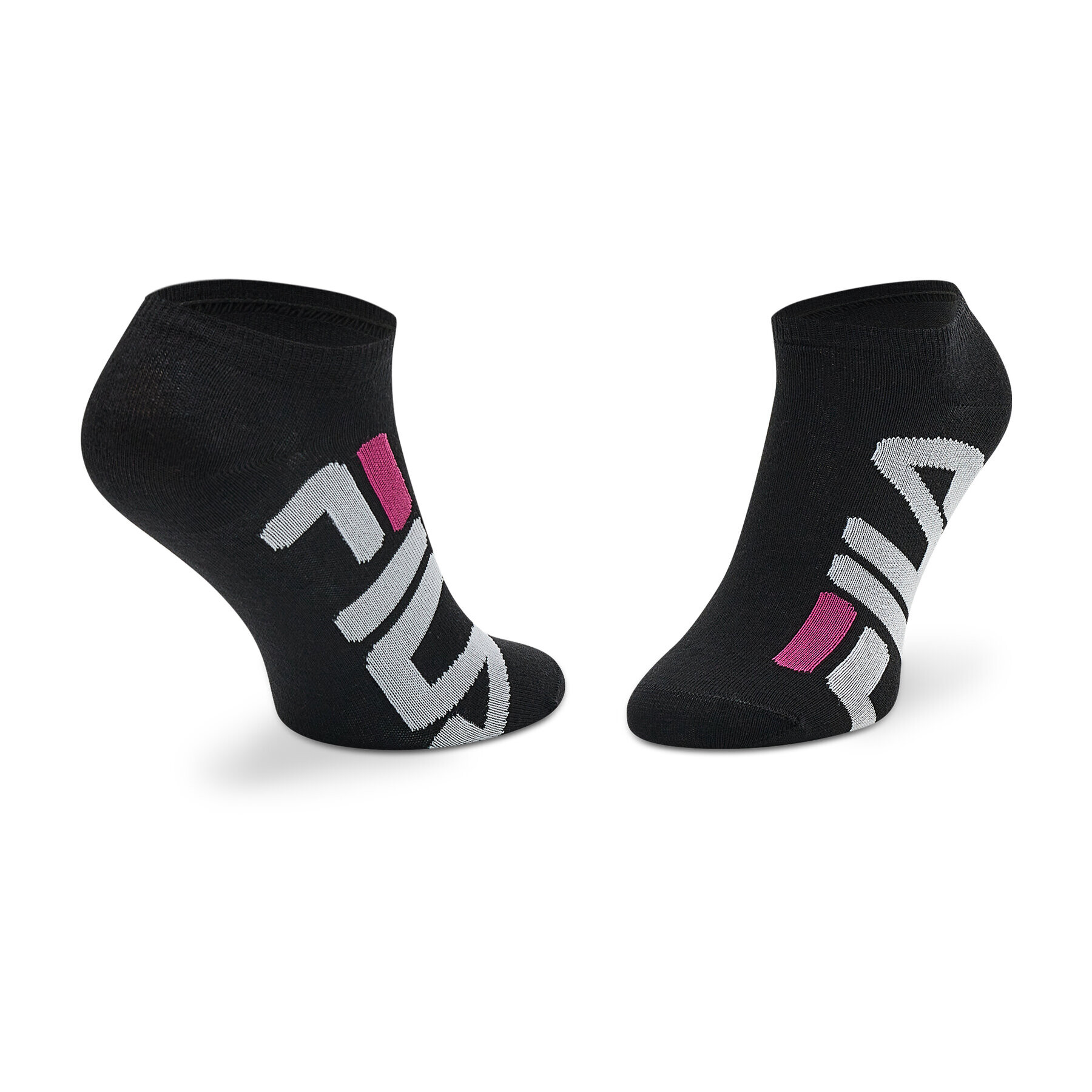 Fila Set 2 parov unisex nizkih nogavic Invisible F9199 Črna - Pepit.si