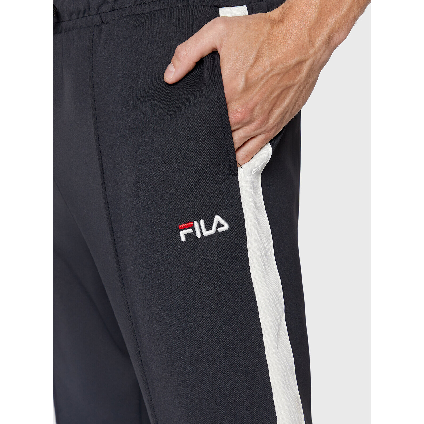 Fila Spodnji del trenirke Bruges FAM0174 Črna Regular Fit - Pepit.si