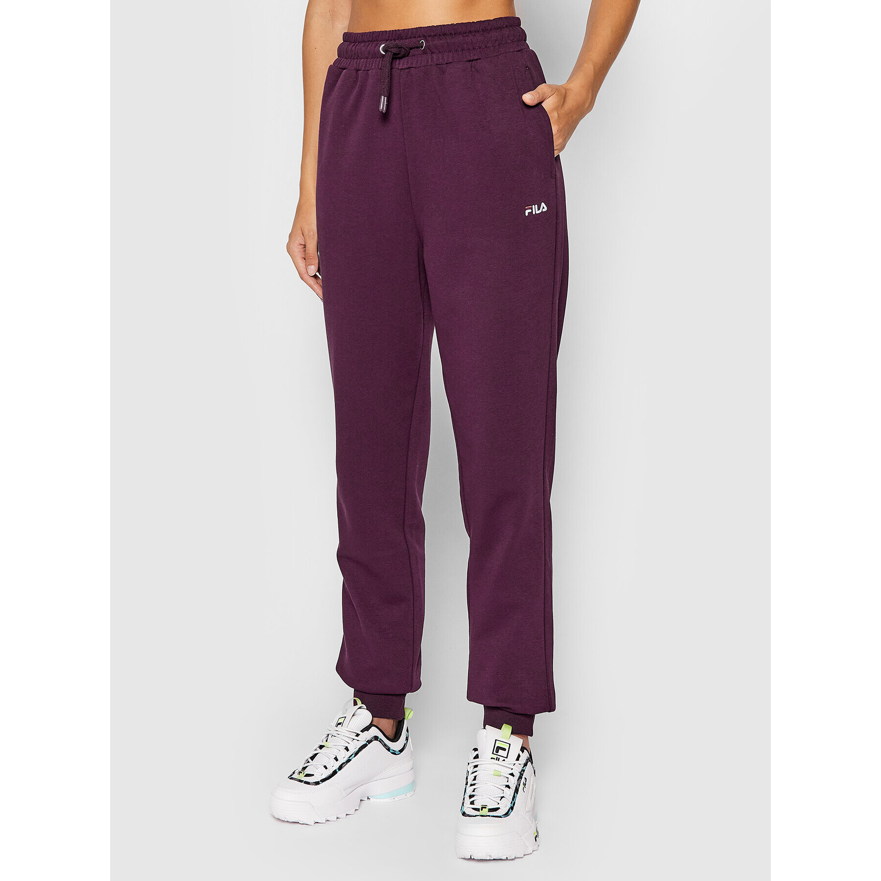 Fila Spodnji del trenirke Edena 688930 Vijolična Slim Fit - Pepit.si