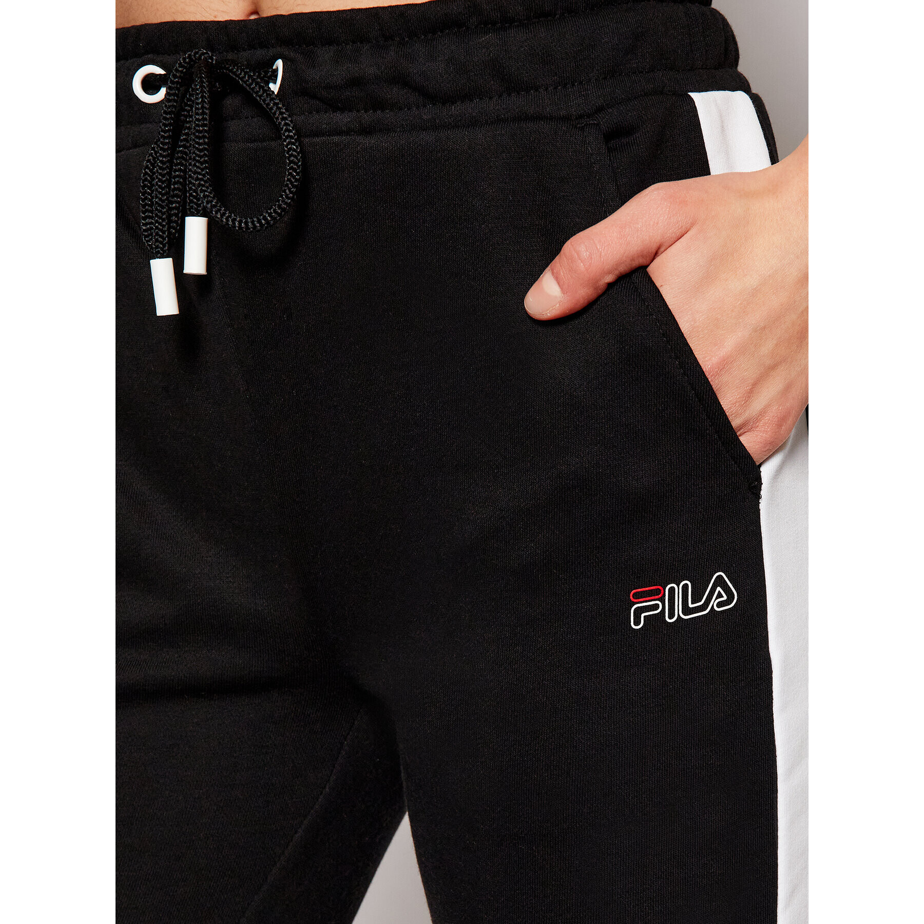 Fila Spodnji del trenirke Laki 683347 Črna Regular Fit - Pepit.si