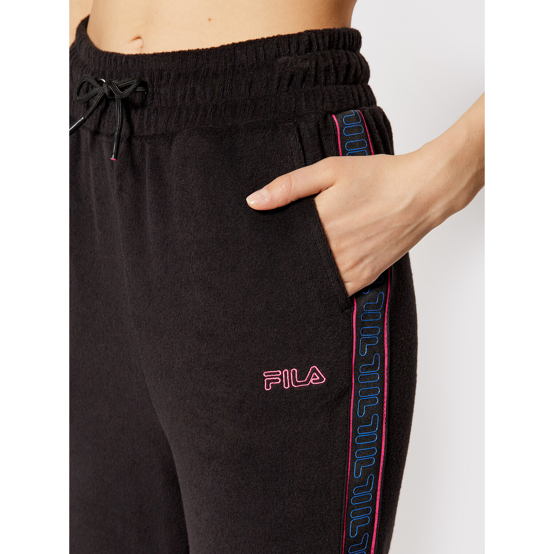 Fila Spodnji del trenirke Marli 683475 Črna Regular Fit - Pepit.si