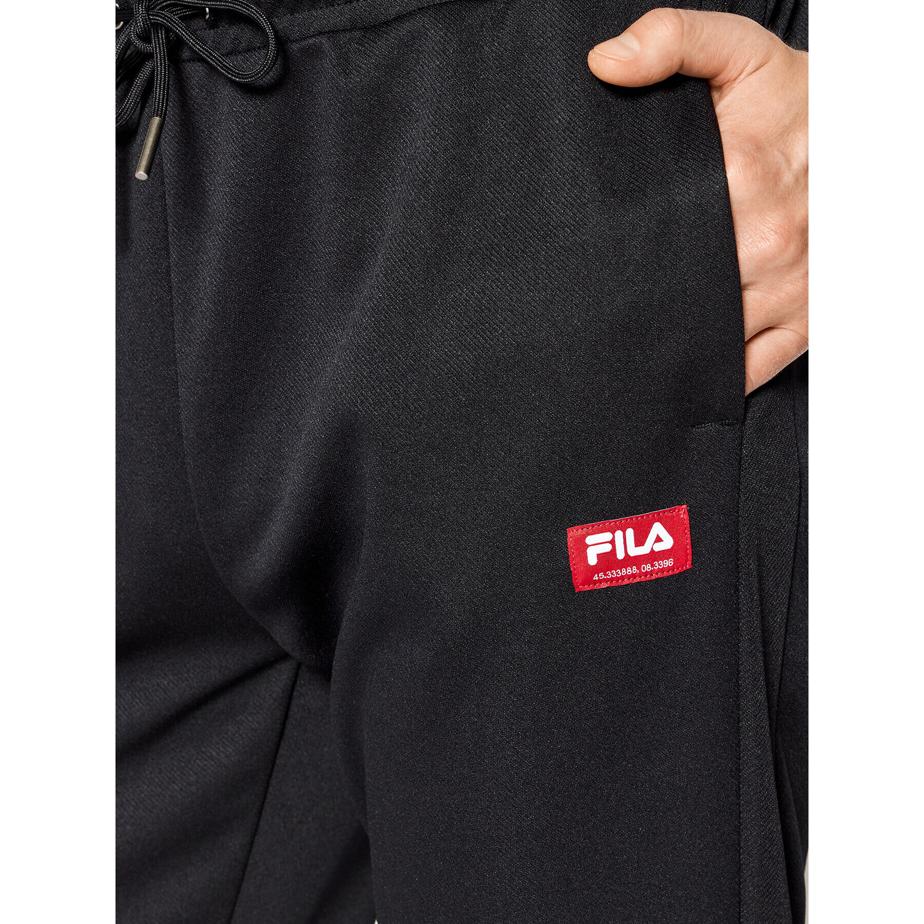 Fila Spodnji del trenirke Treviso FAM0019 Črna Tapered Fit - Pepit.si