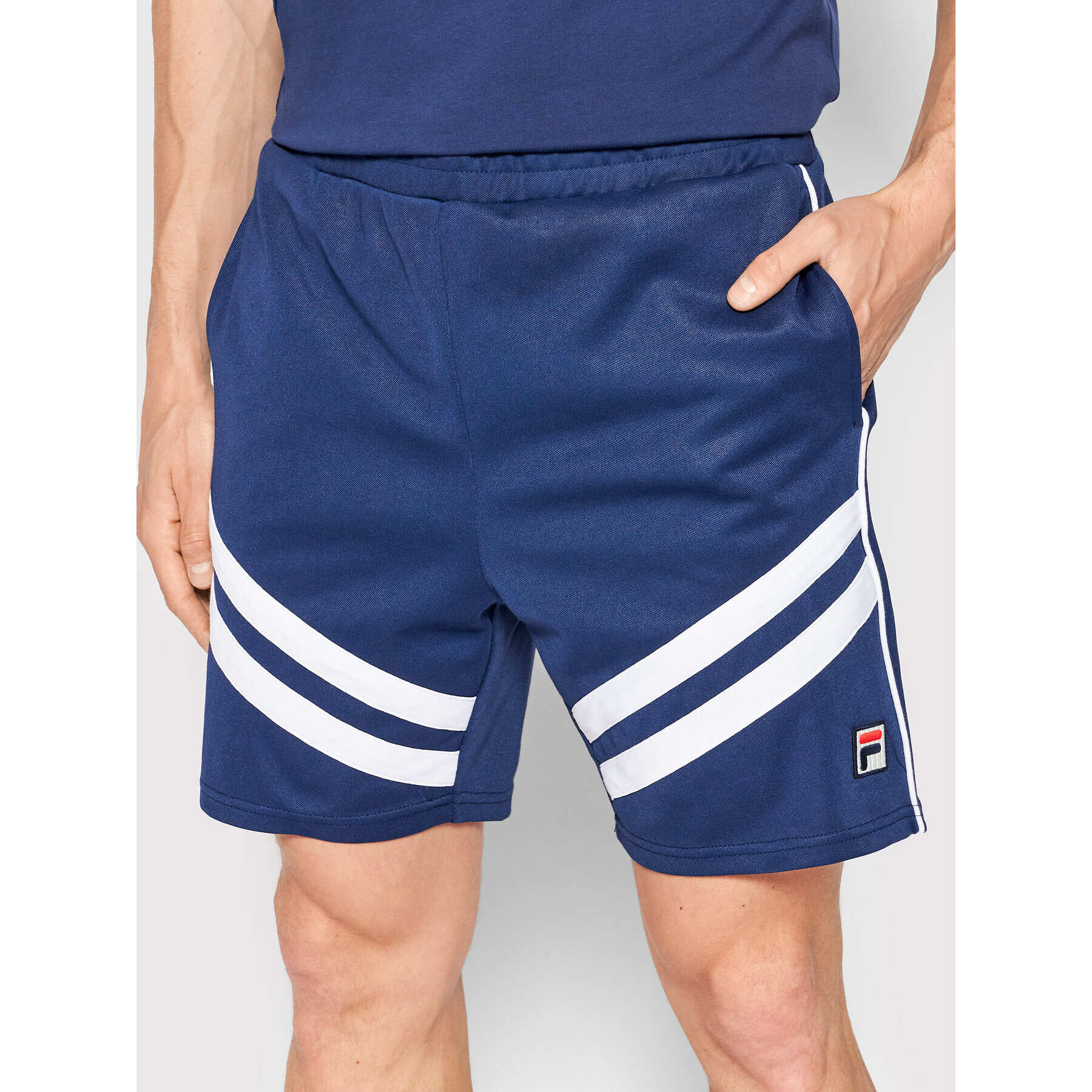 Fila Športne kratke hlače Zugo FAM0090 Mornarsko modra Regular Fit - Pepit.si