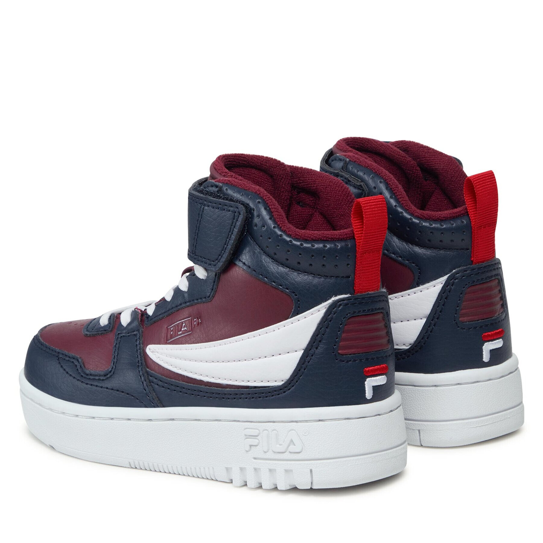 Fila Superge Fxventuno Velcro Kids FFK0158.33064 Bordo rdeča - Pepit.si