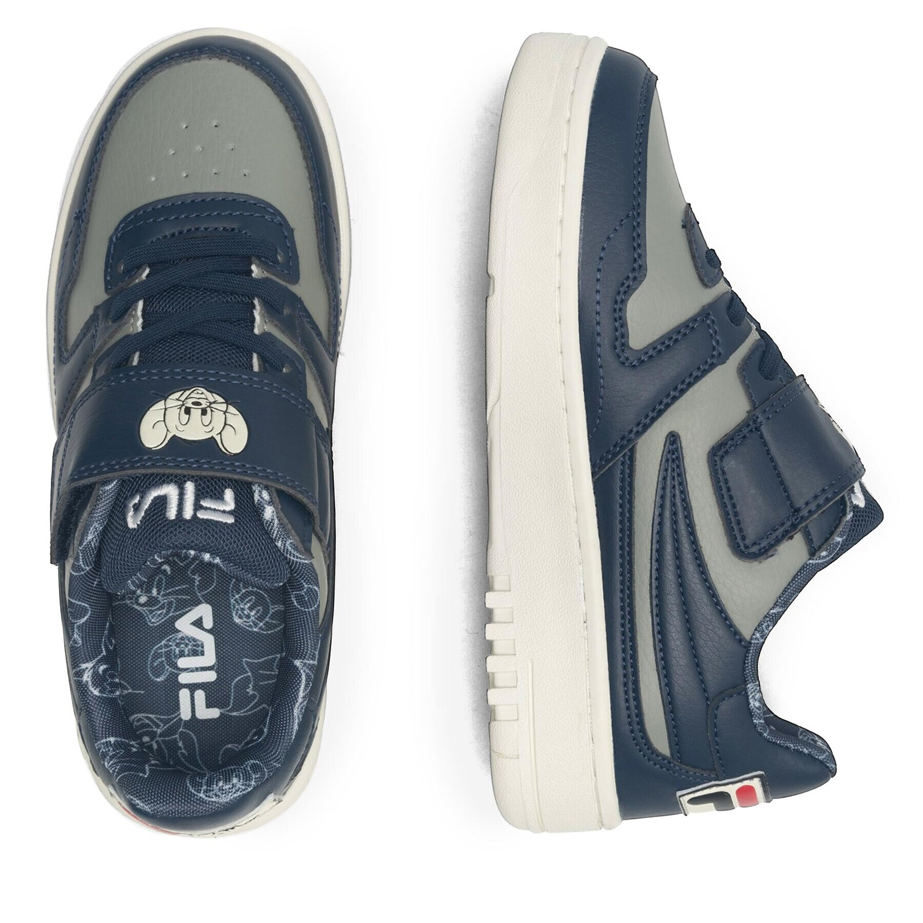 Fila Superge Wb Fxventuno Low Kids FFK0091.53078 Mornarsko modra - Pepit.si