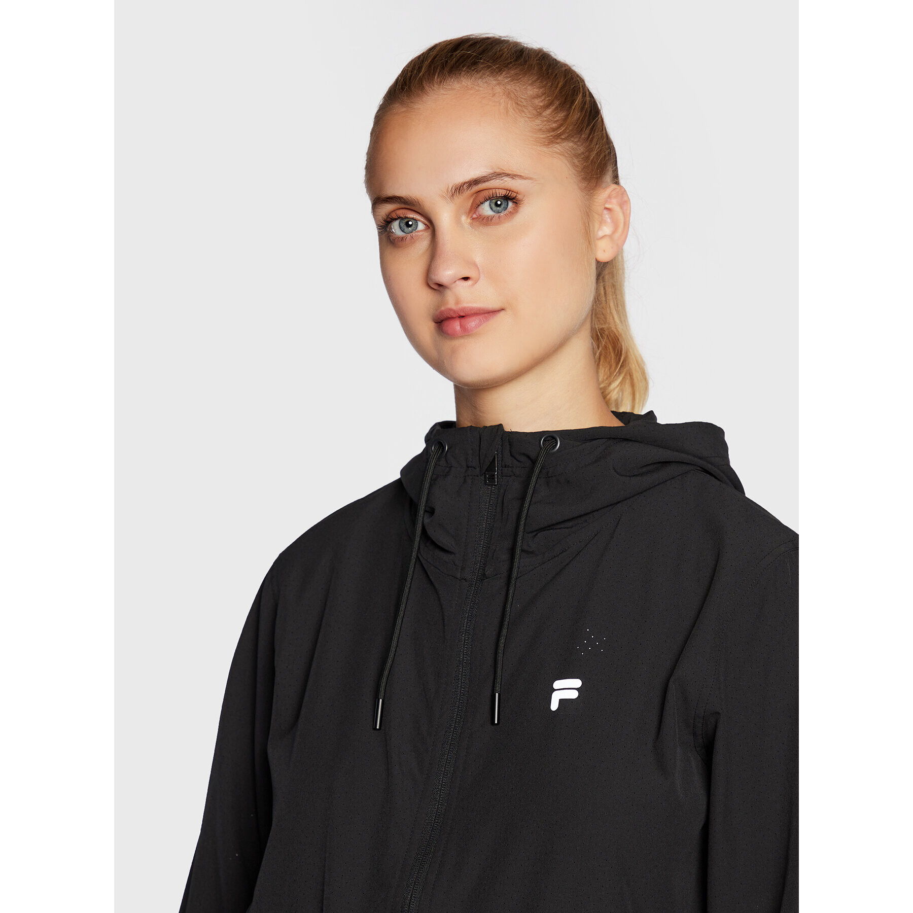 Fila Tekaška jakna Racine FAW0199 Črna Regular Fit - Pepit.si