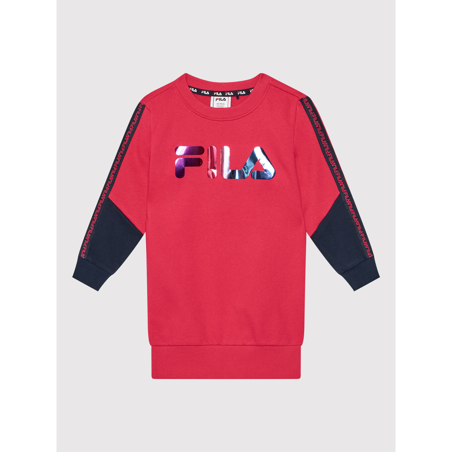 Fila Vsakodnevna obleka Layla 689109 Roza Regular Fit - Pepit.si