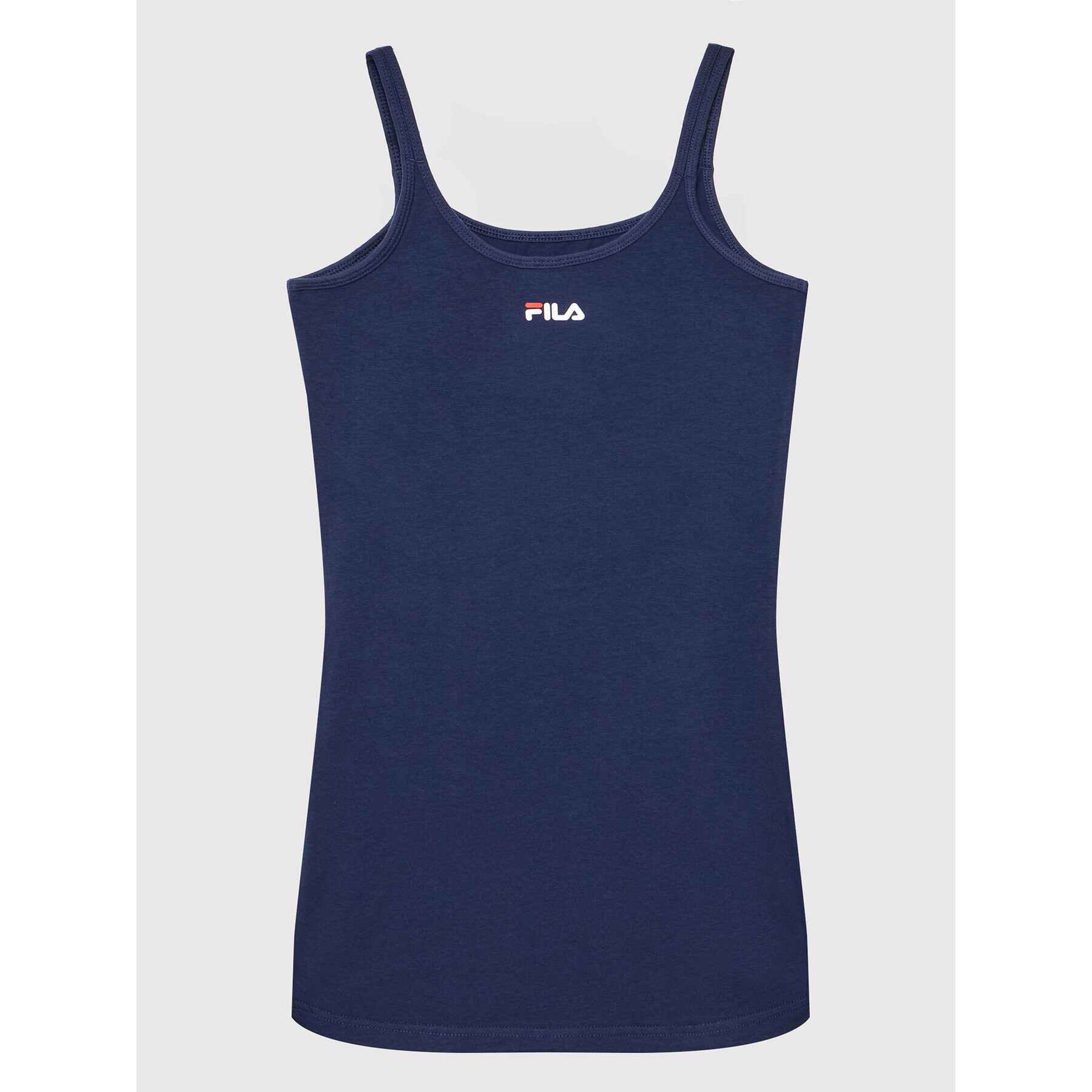 Fila Vsakodnevna obleka Thale Spaghetti FAT0014 Mornarsko modra Slim Fit - Pepit.si