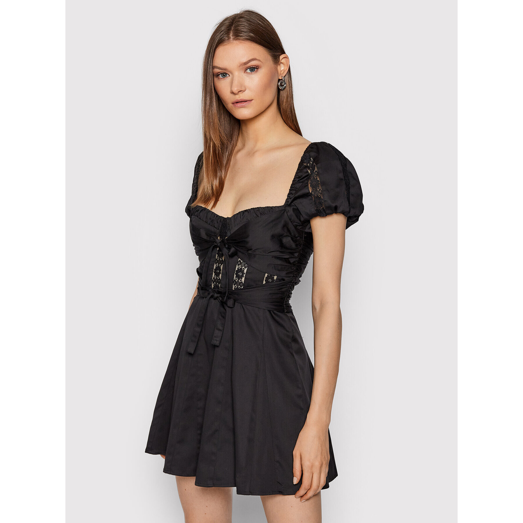 For Love & Lemons Cocktail obleka Chantalle CD2389 Črna Regular Fit - Pepit.si