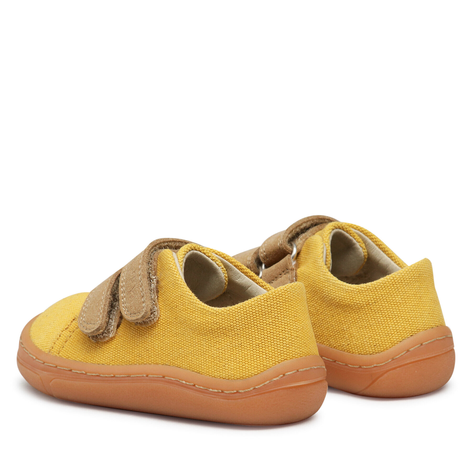 Froddo Čevlji Barefoot Vegan Velcro G3130229-6 Rumena - Pepit.si