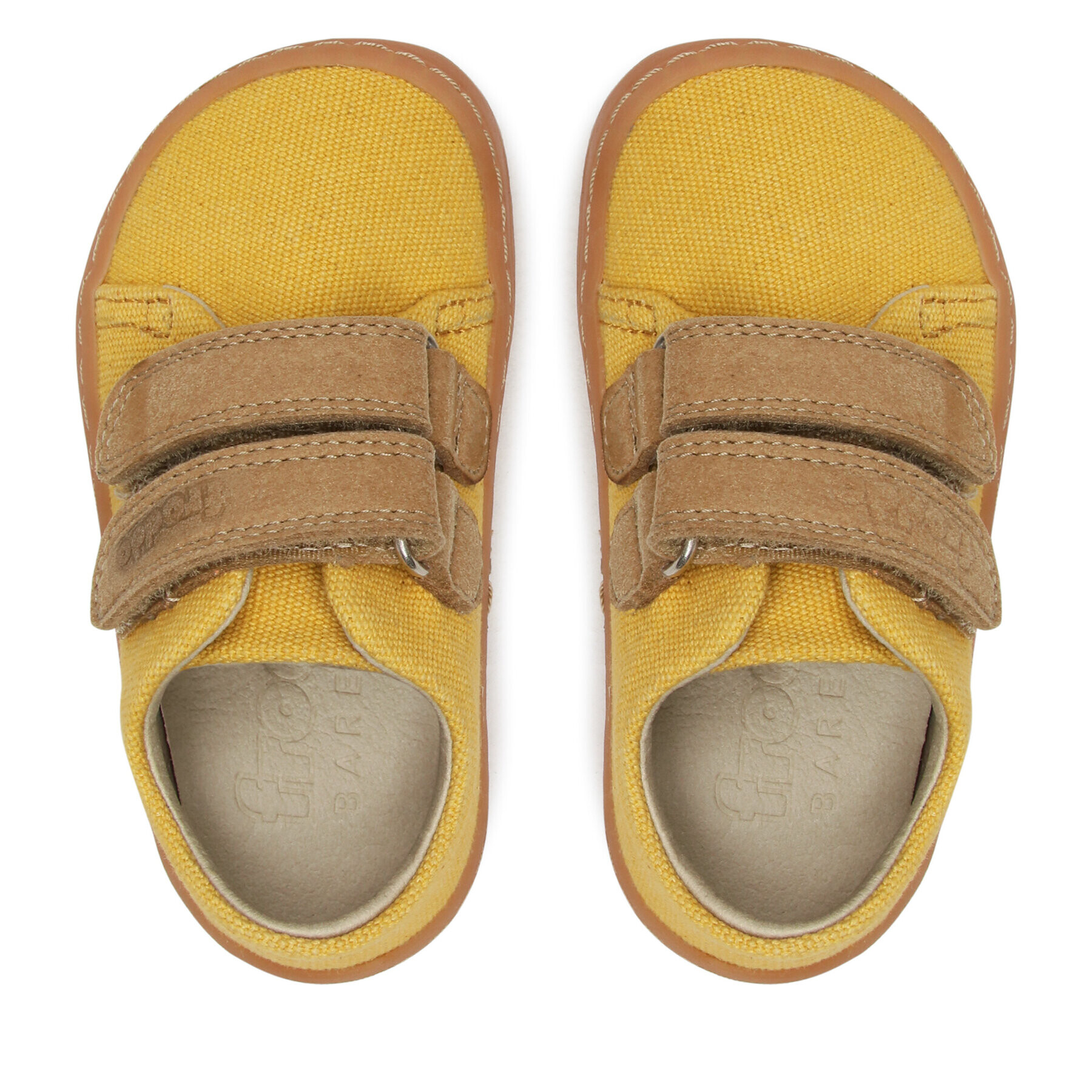 Froddo Čevlji Barefoot Vegan Velcro G3130229-6 Rumena - Pepit.si