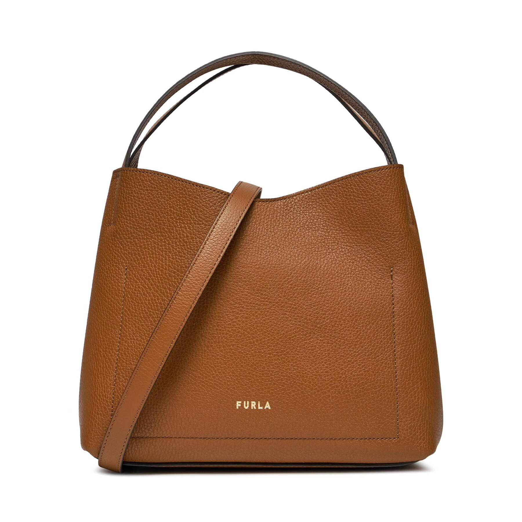 Furla Ročna torba Primula S Hobo WB00507-HSF000-03B00-9035 Rjava - Pepit.si