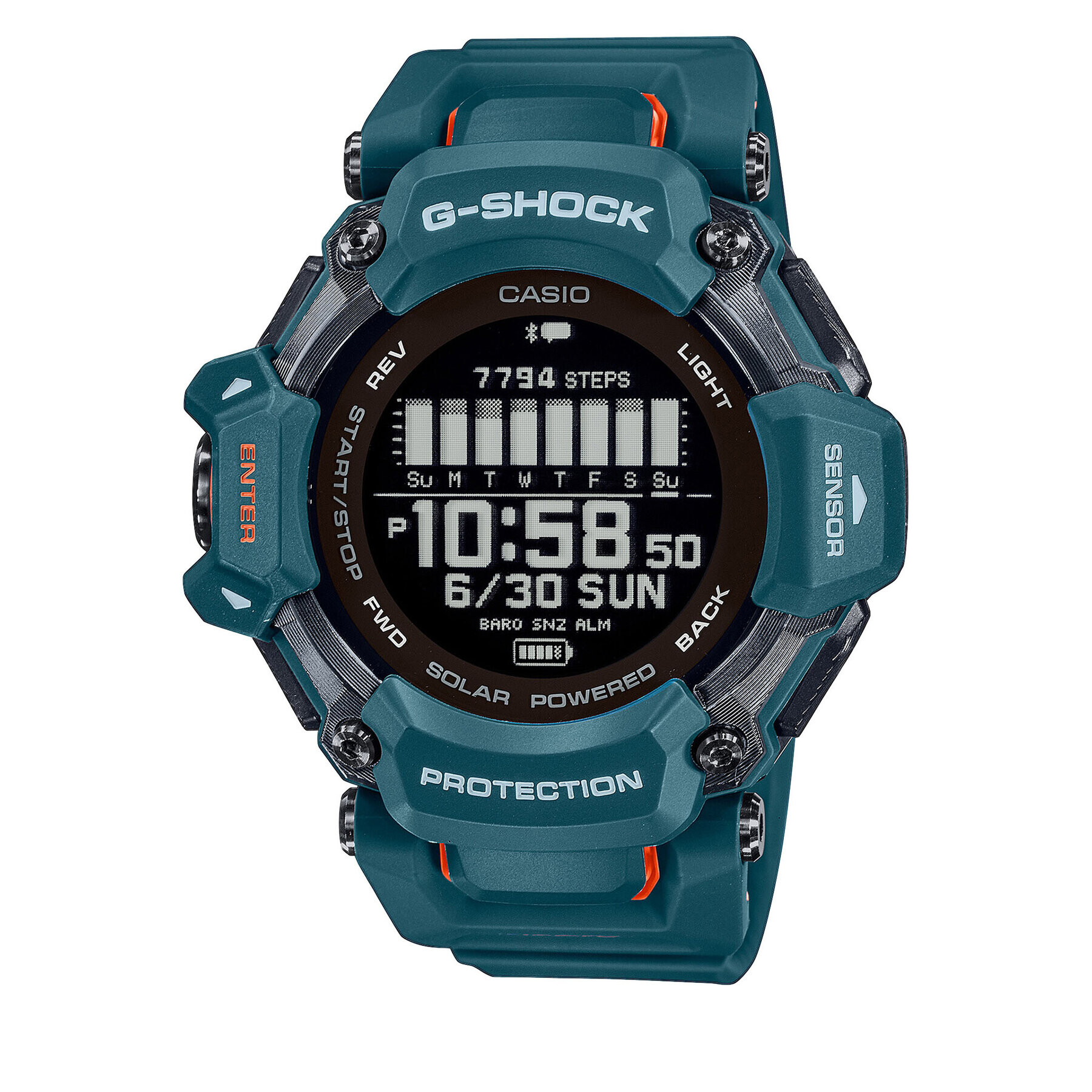 G-Shock Pametna ura GBD-H2000-2ER Zelena - Pepit.si