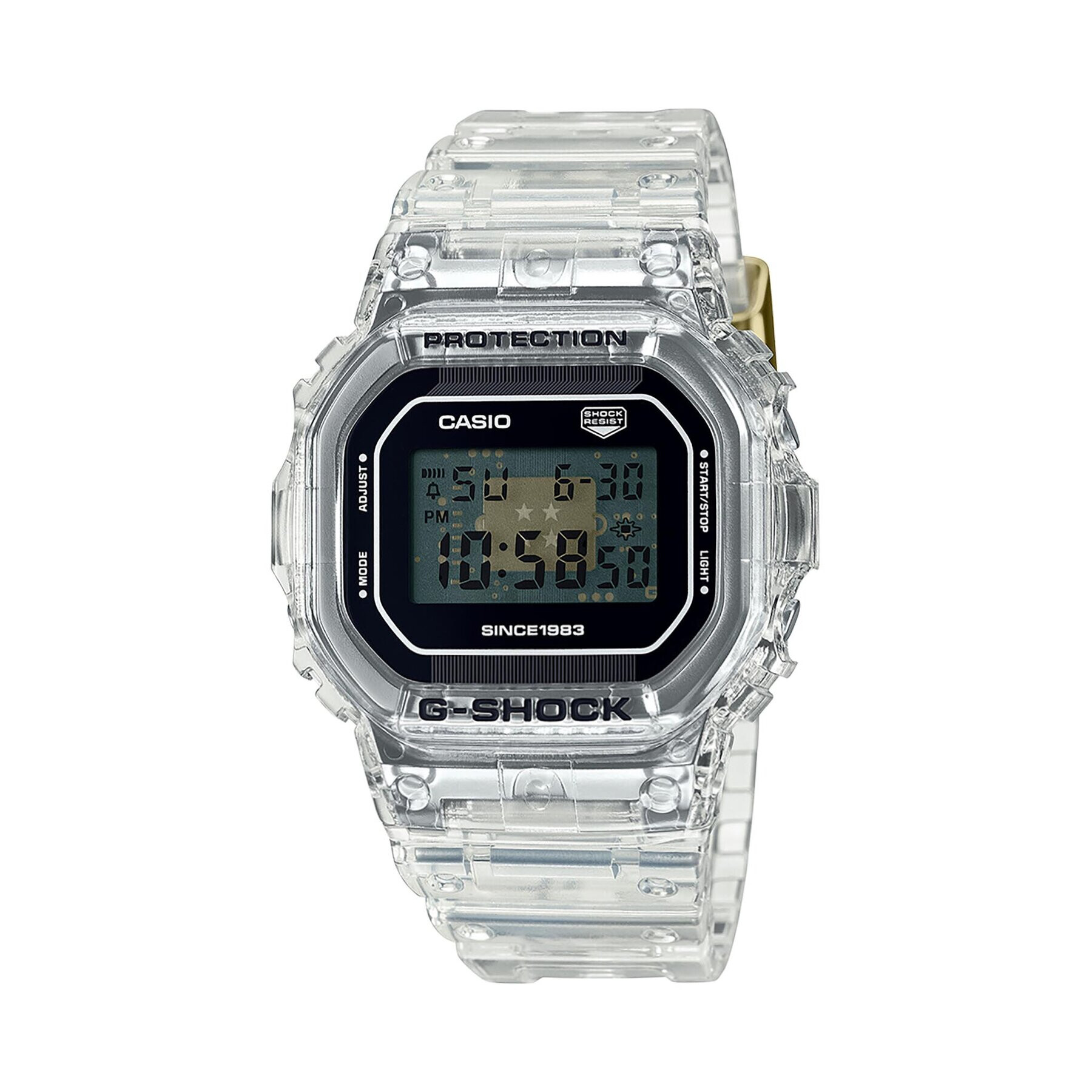 G-Shock Ročna ura 40th Anniversary Clear Remix DW-5040RX-7ER Transparentna - Pepit.si