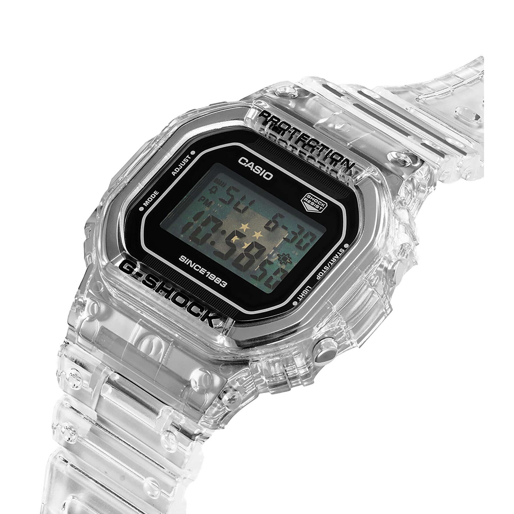 G-Shock Ročna ura 40th Anniversary Clear Remix DW-5040RX-7ER Transparentna - Pepit.si