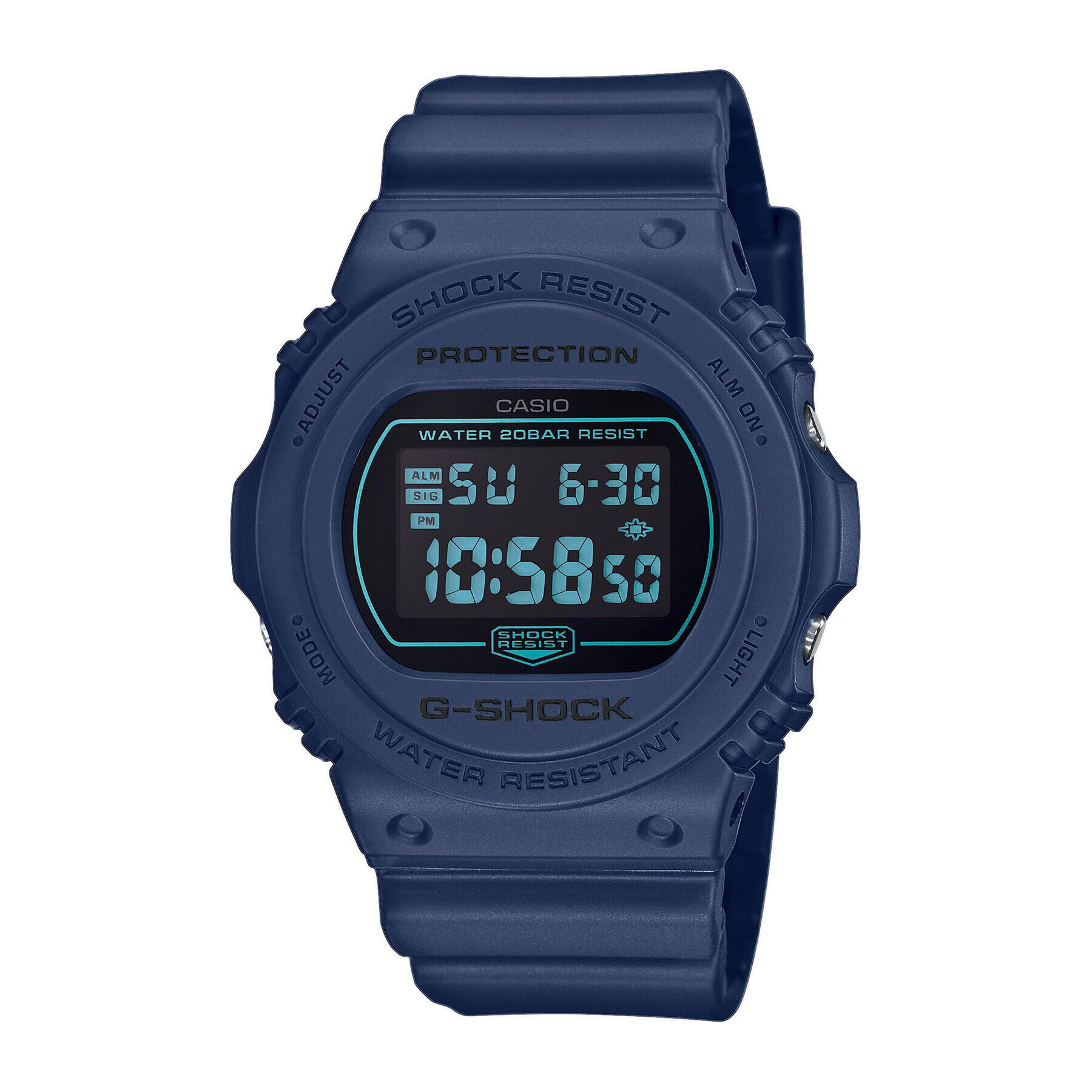 G-Shock Ročna ura DW-5700BBM-2ER Mornarsko modra - Pepit.si