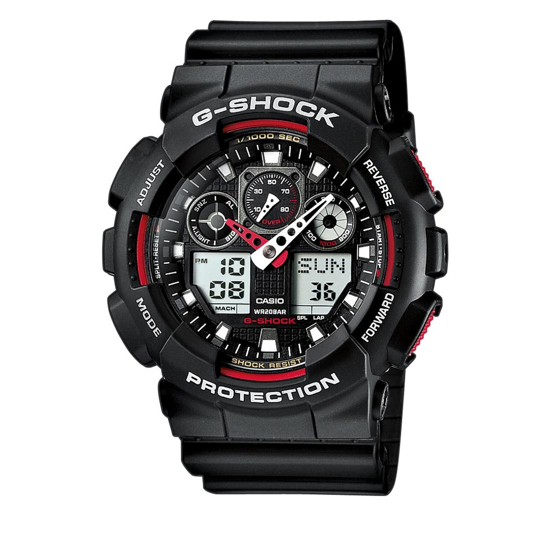 G-Shock Ročna ura GA-100-1A4ER Črna - Pepit.si