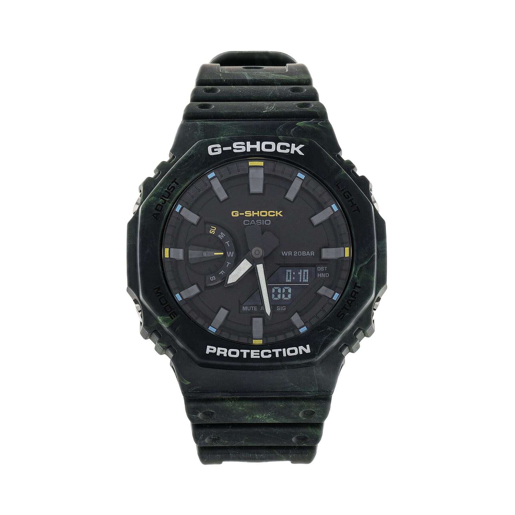 G-Shock Ročna ura GA-2100FR-3AER Zelena - Pepit.si