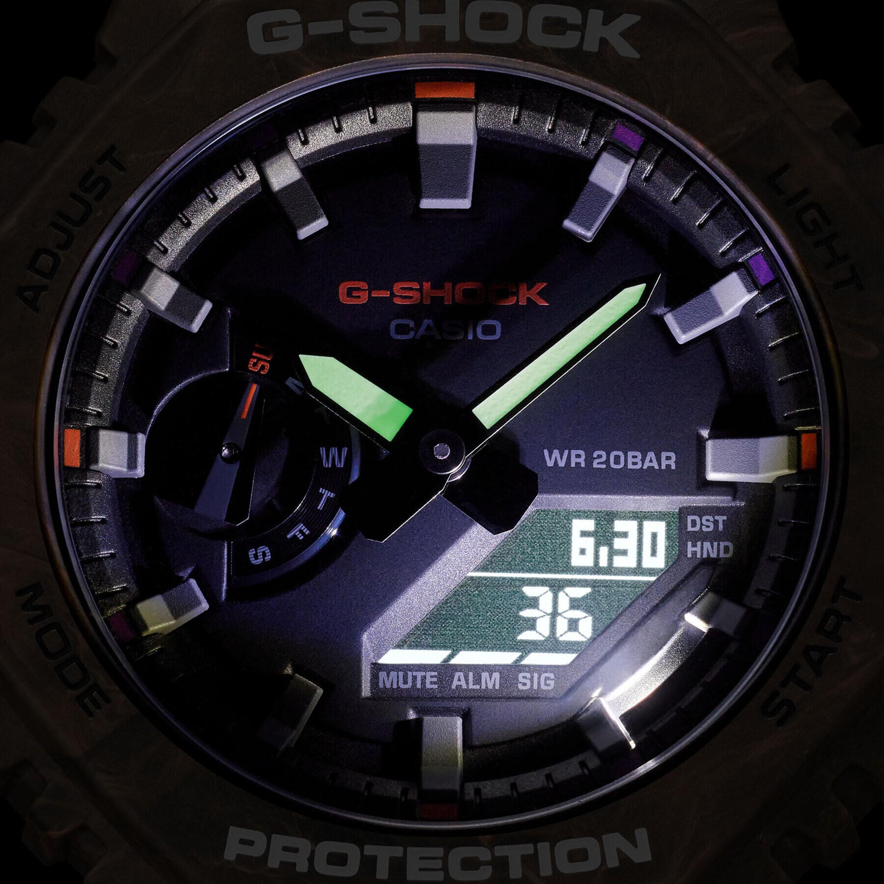 G-Shock Ročna ura GA-2100FR-5AER Rjava - Pepit.si