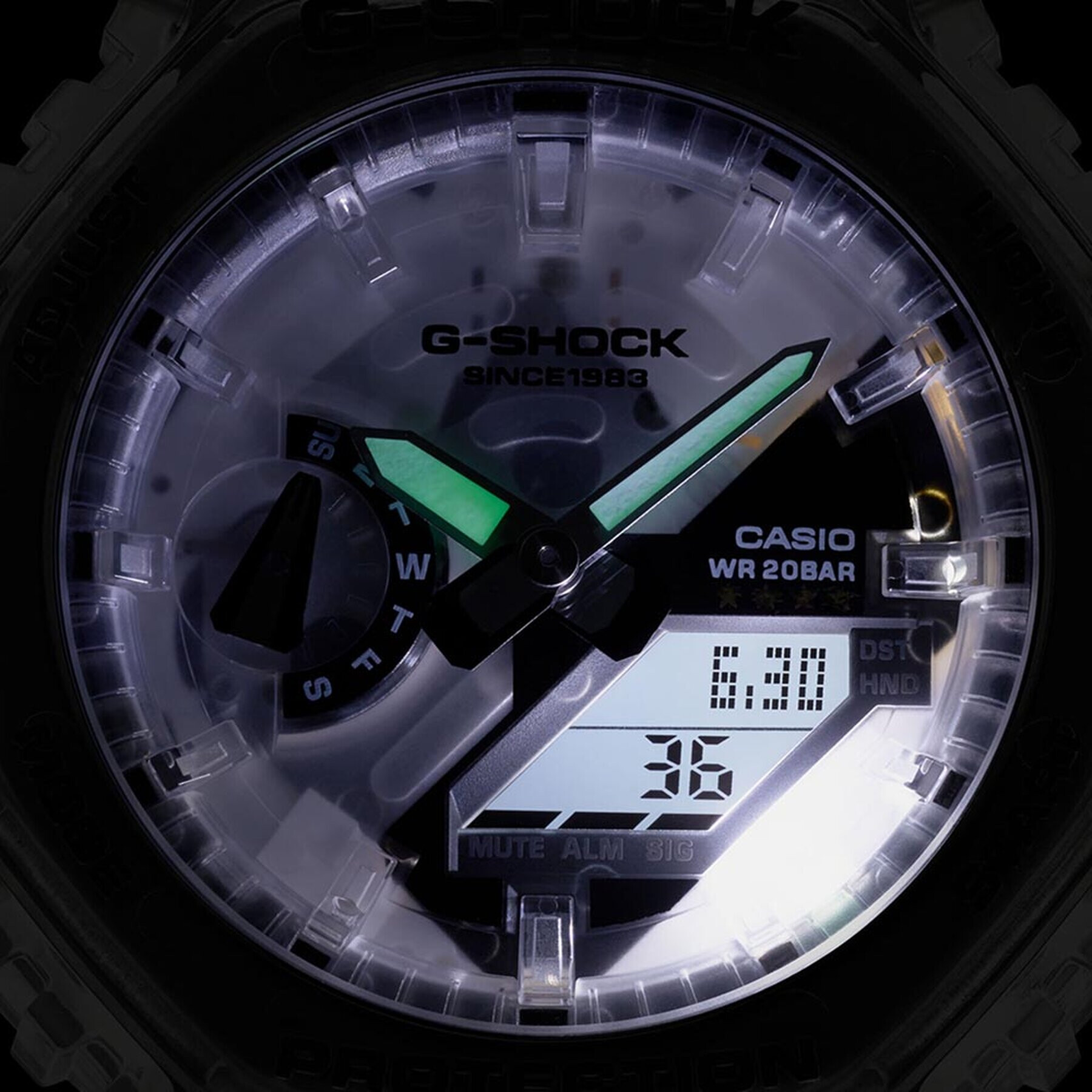 G-Shock Ročna ura GA-2140RX-7AER Transparentna - Pepit.si