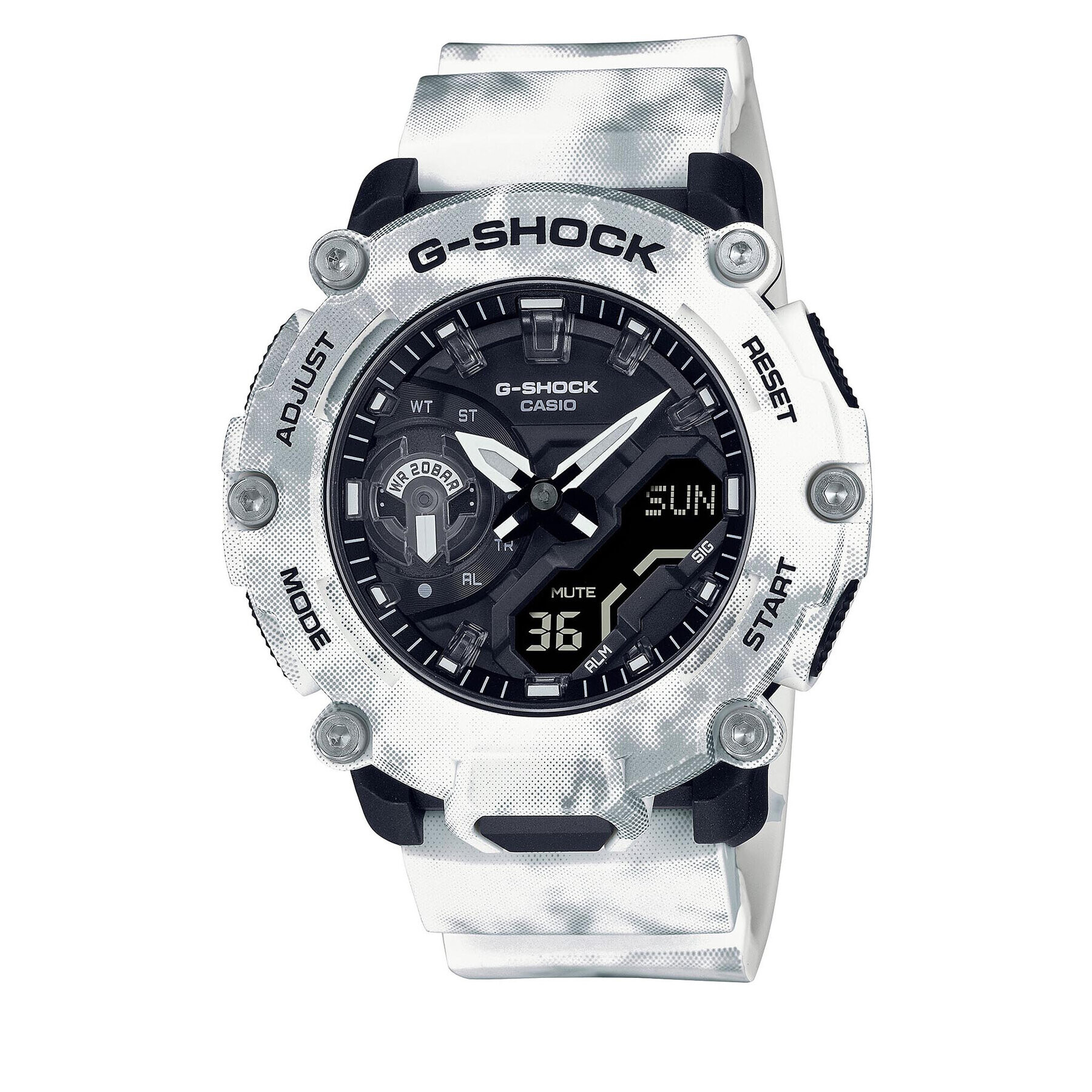 G-Shock Ročna ura GA-2200GC-7AER Bela - Pepit.si