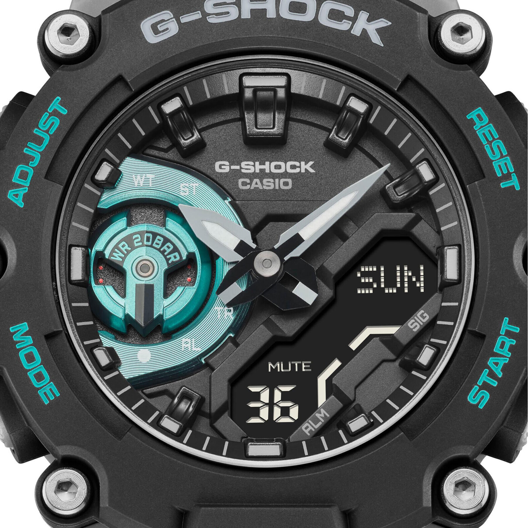 G-Shock Ročna ura GA-2200M-1AER Črna - Pepit.si