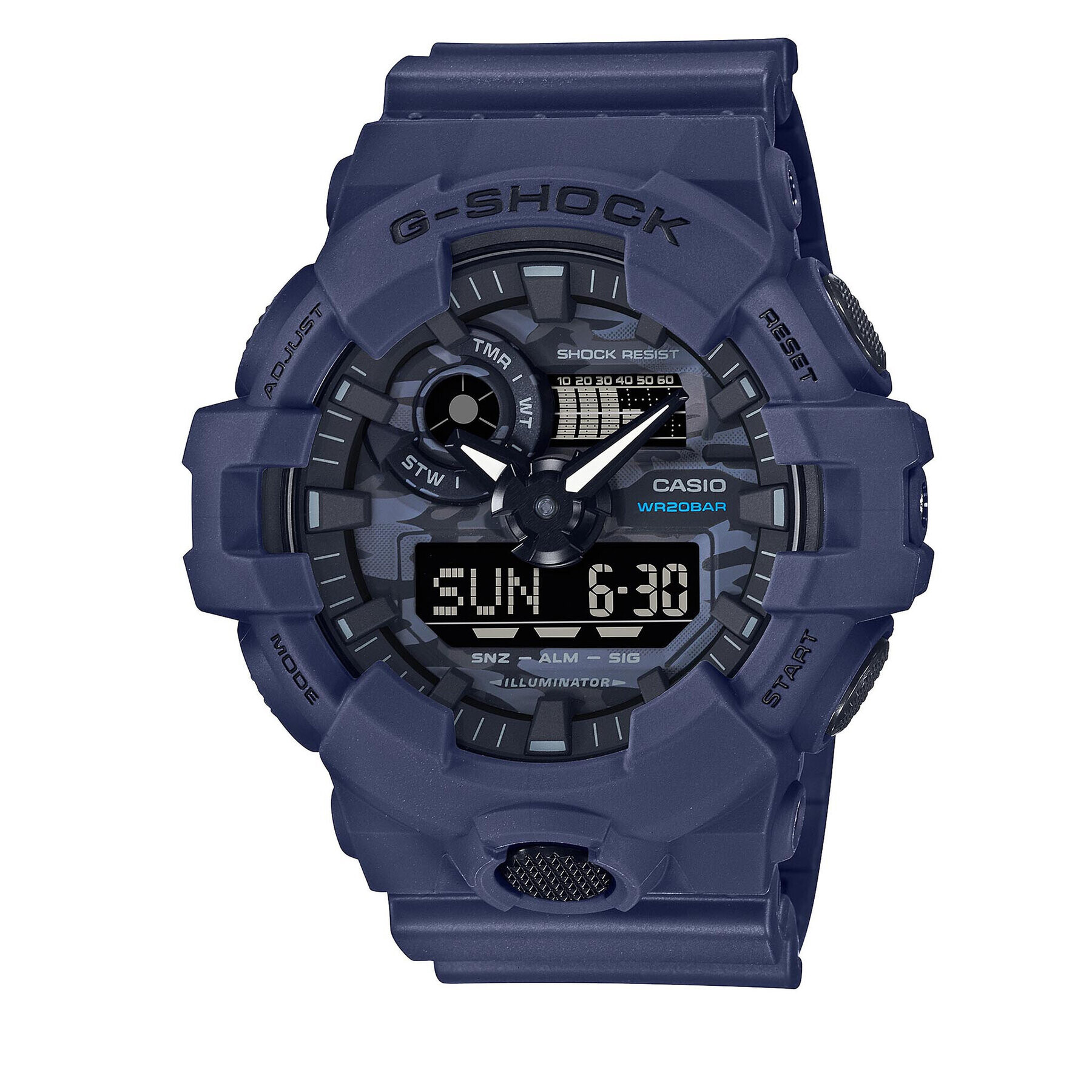 G-Shock Ročna ura GA-700CA-2AER Mornarsko modra - Pepit.si