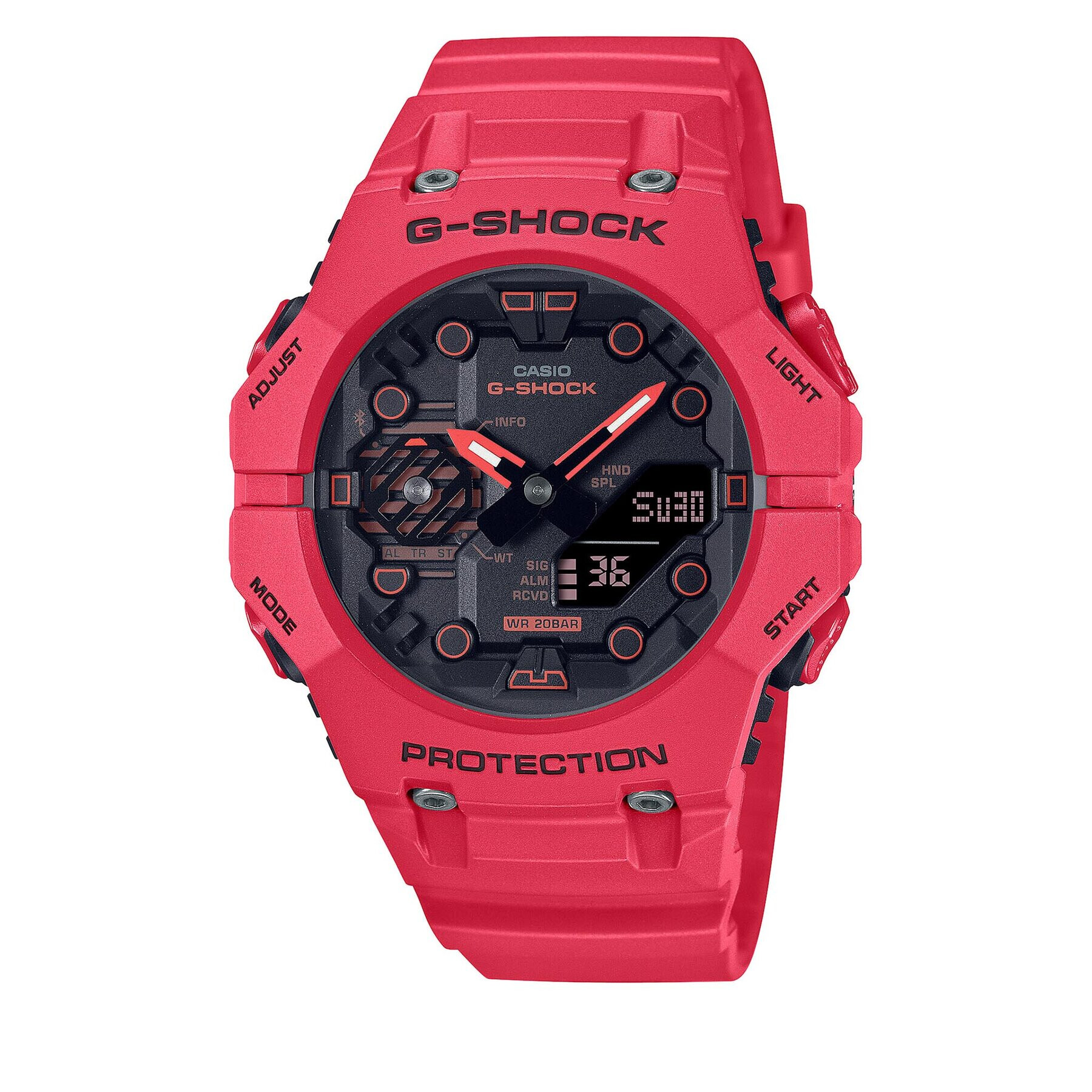 G-Shock Ročna ura GA-B001-4AER Rdeča - Pepit.si