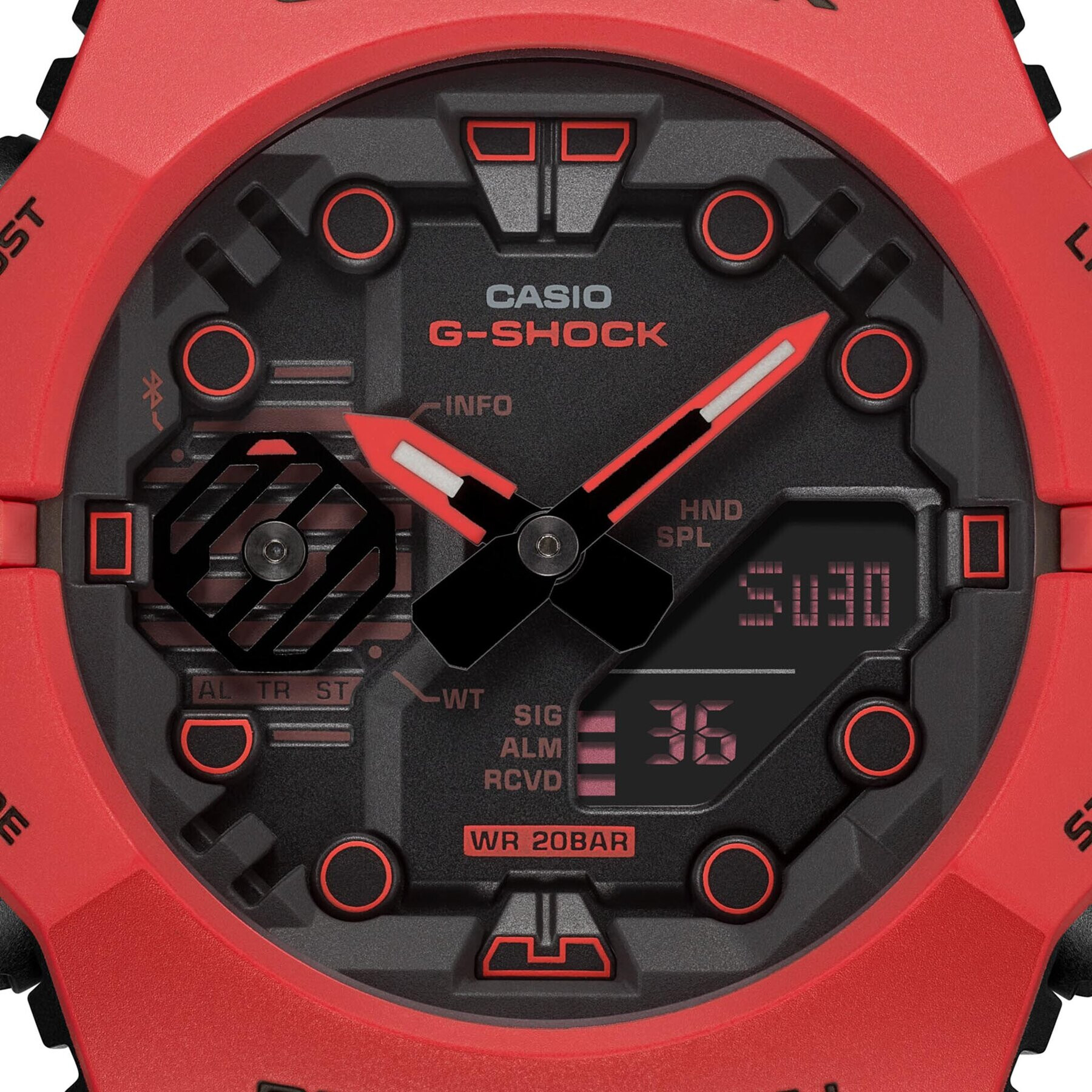 G-Shock Ročna ura GA-B001-4AER Rdeča - Pepit.si