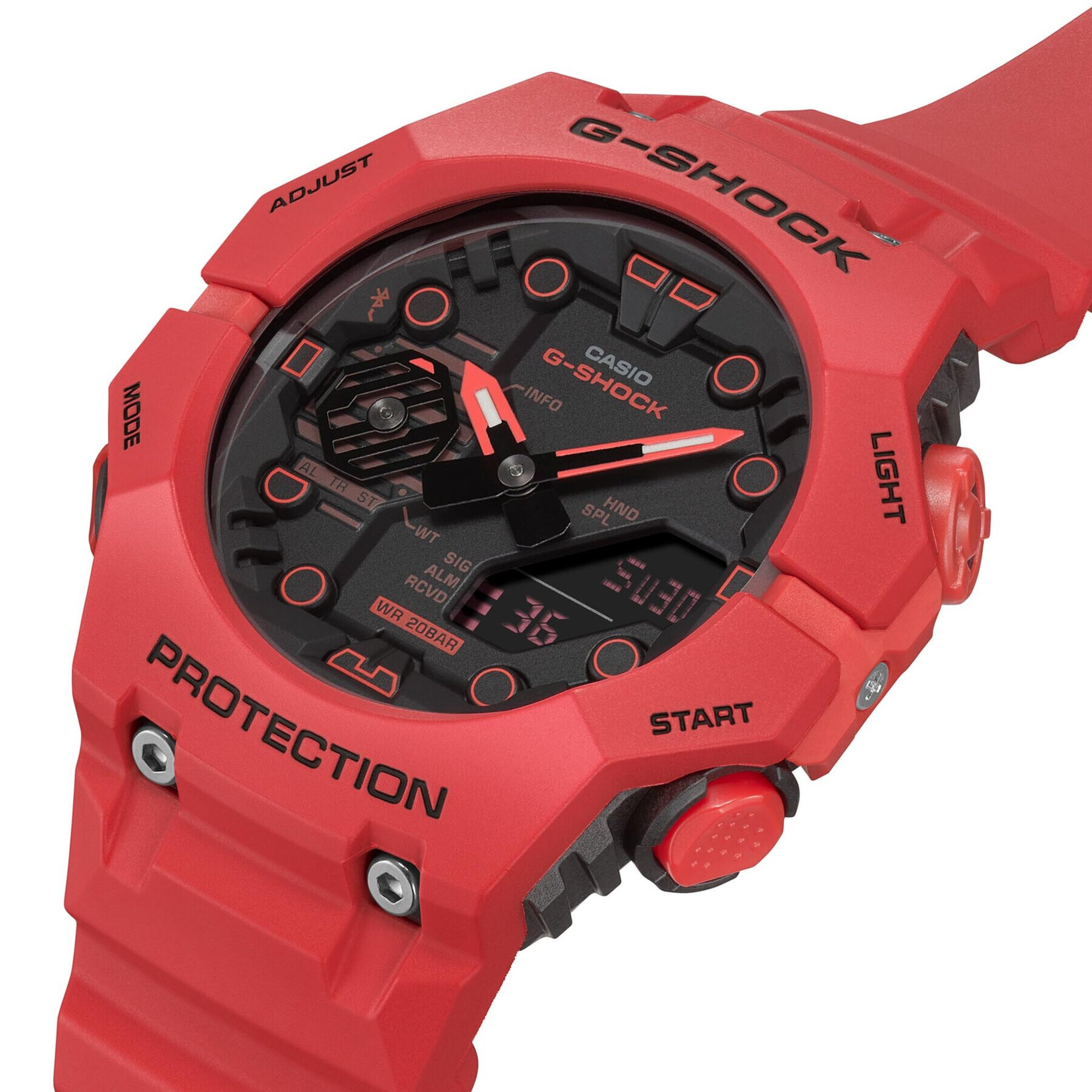 G-Shock Ročna ura GA-B001-4AER Rdeča - Pepit.si