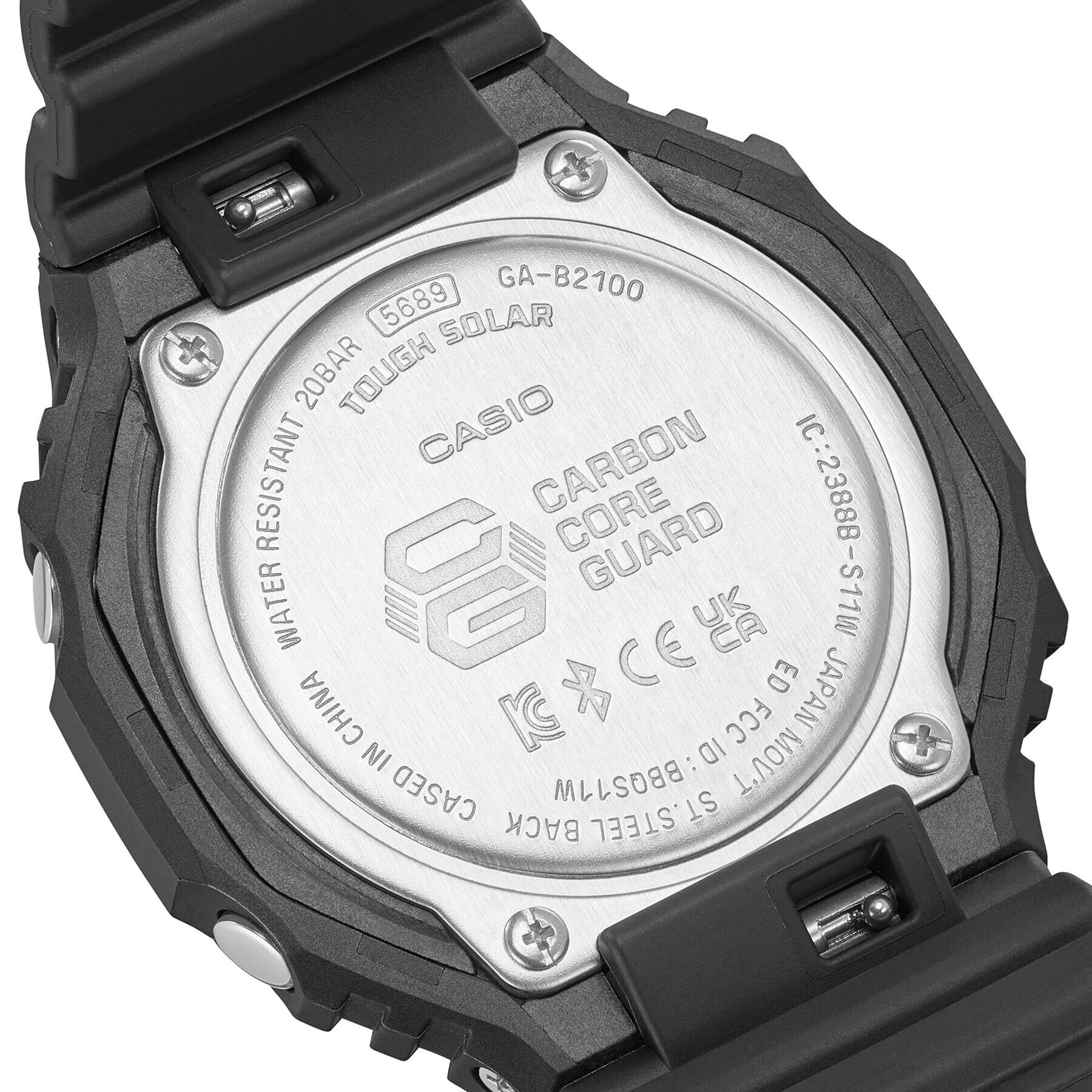 G-Shock Ročna ura GA-B2100-1A1ER Črna - Pepit.si