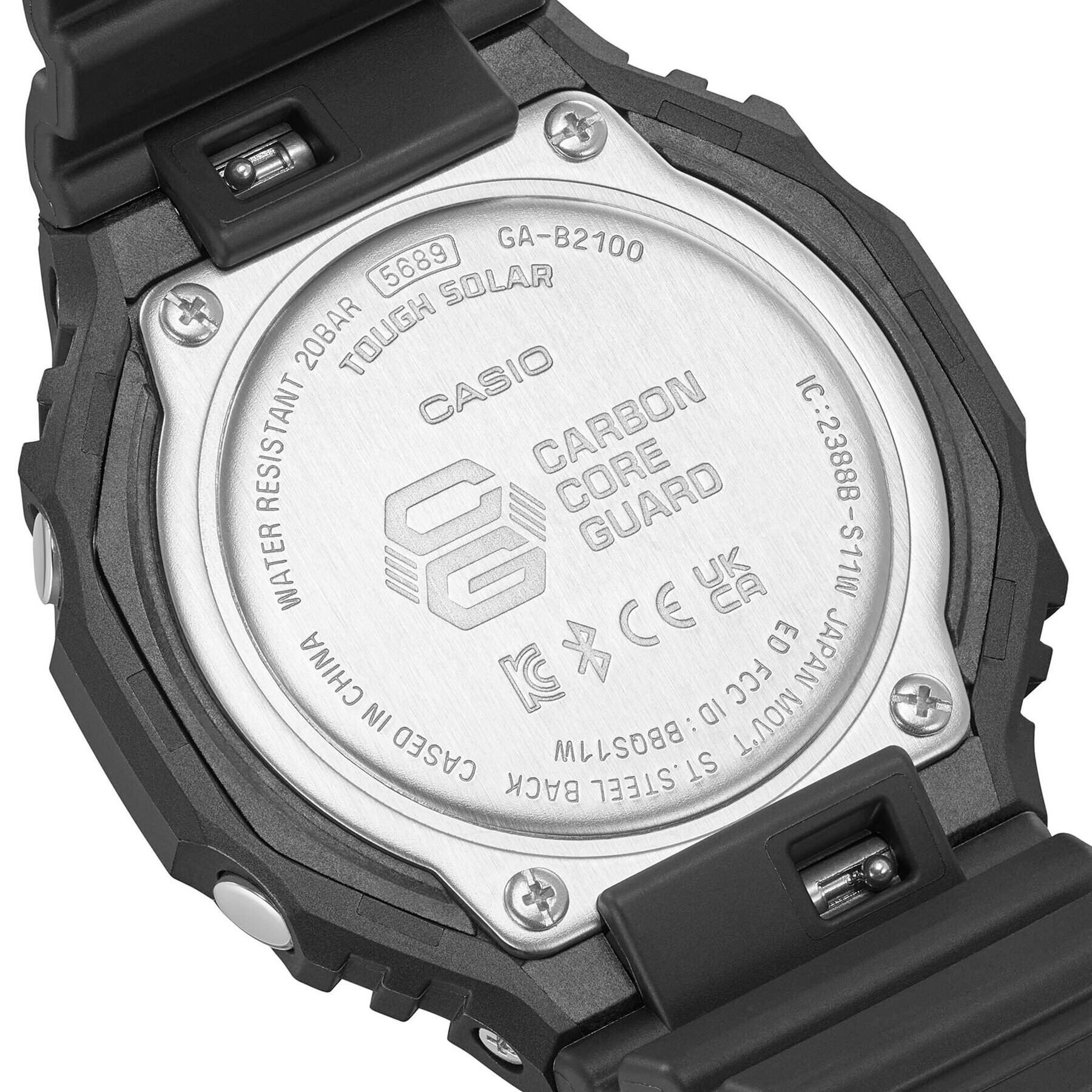 G-Shock Ročna ura GA-B2100-1AER Črna - Pepit.si