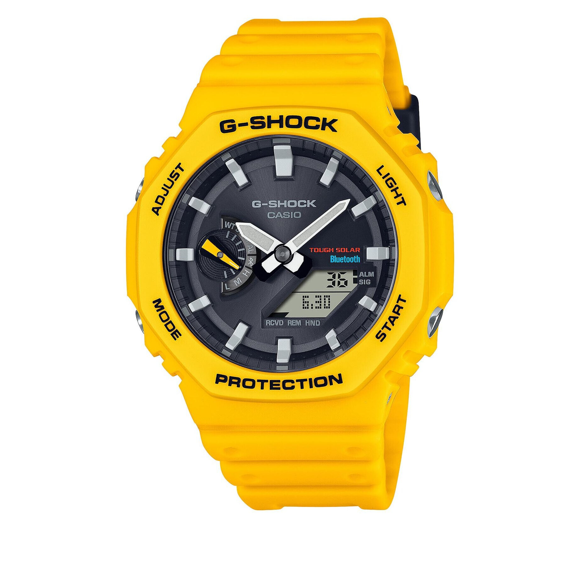 G-Shock Ročna ura GA-B2100C-9AER Rumena - Pepit.si