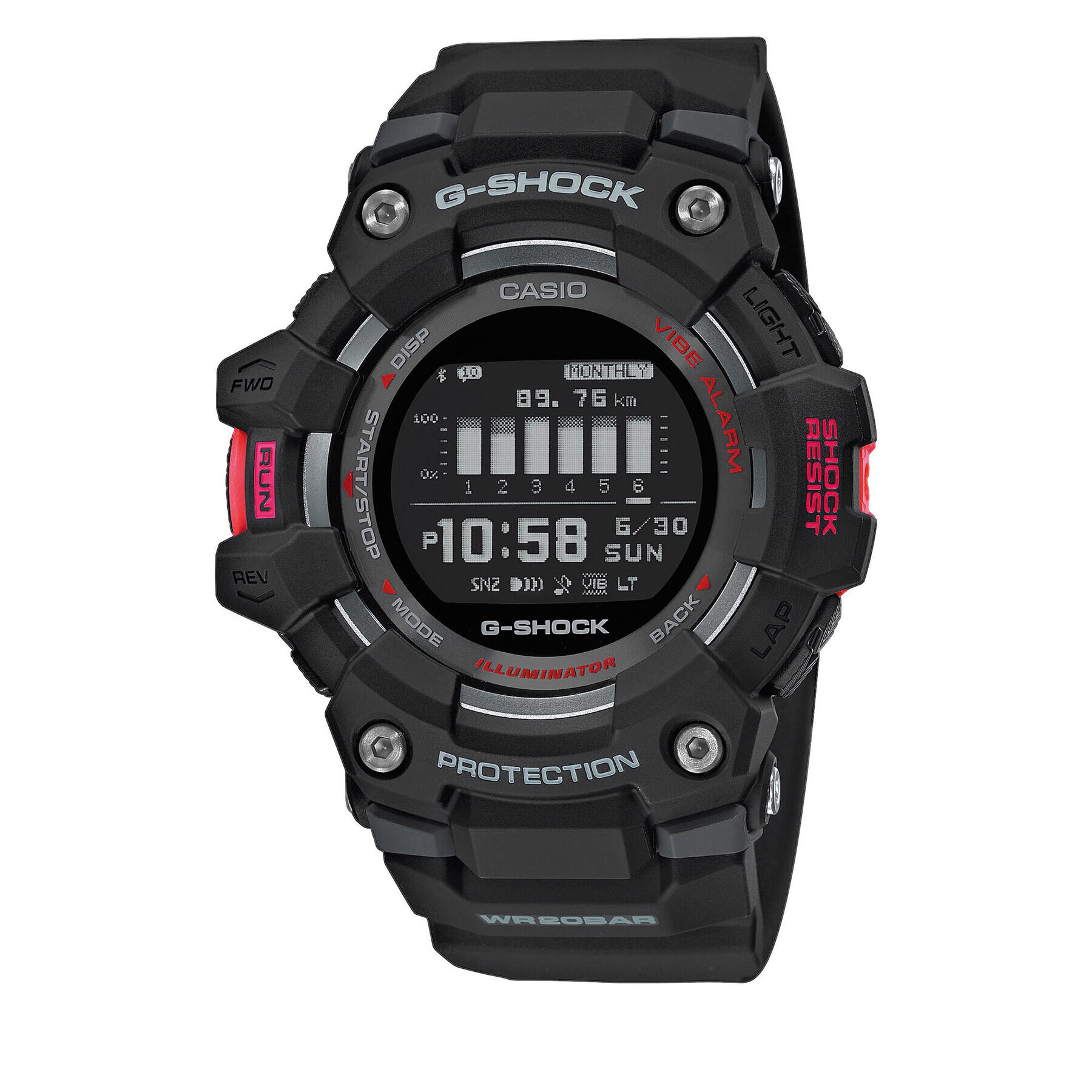 G-Shock Ročna ura GBD-100-1ER Črna - Pepit.si