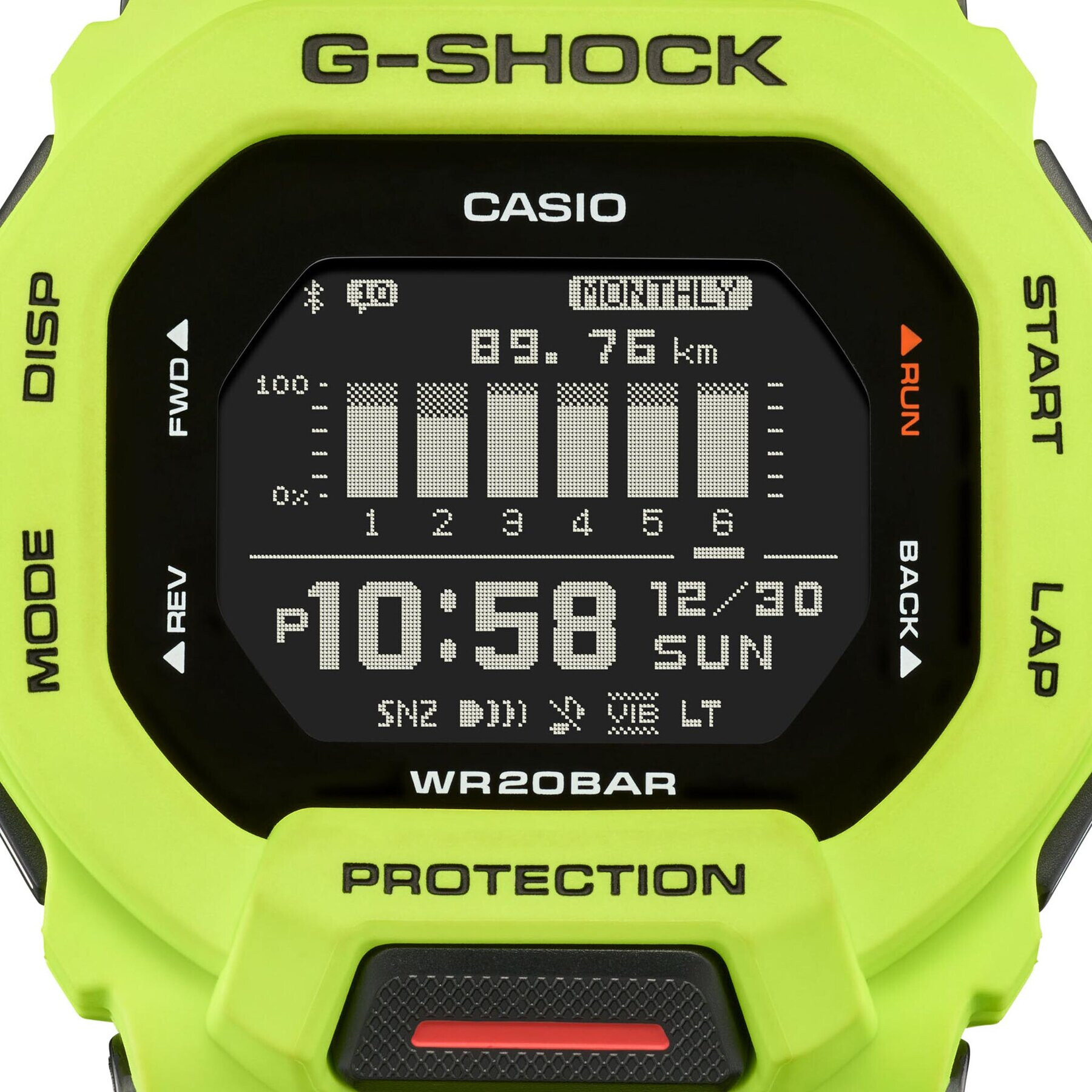 G-Shock Ročna ura GBD-200-9ER Zelena - Pepit.si