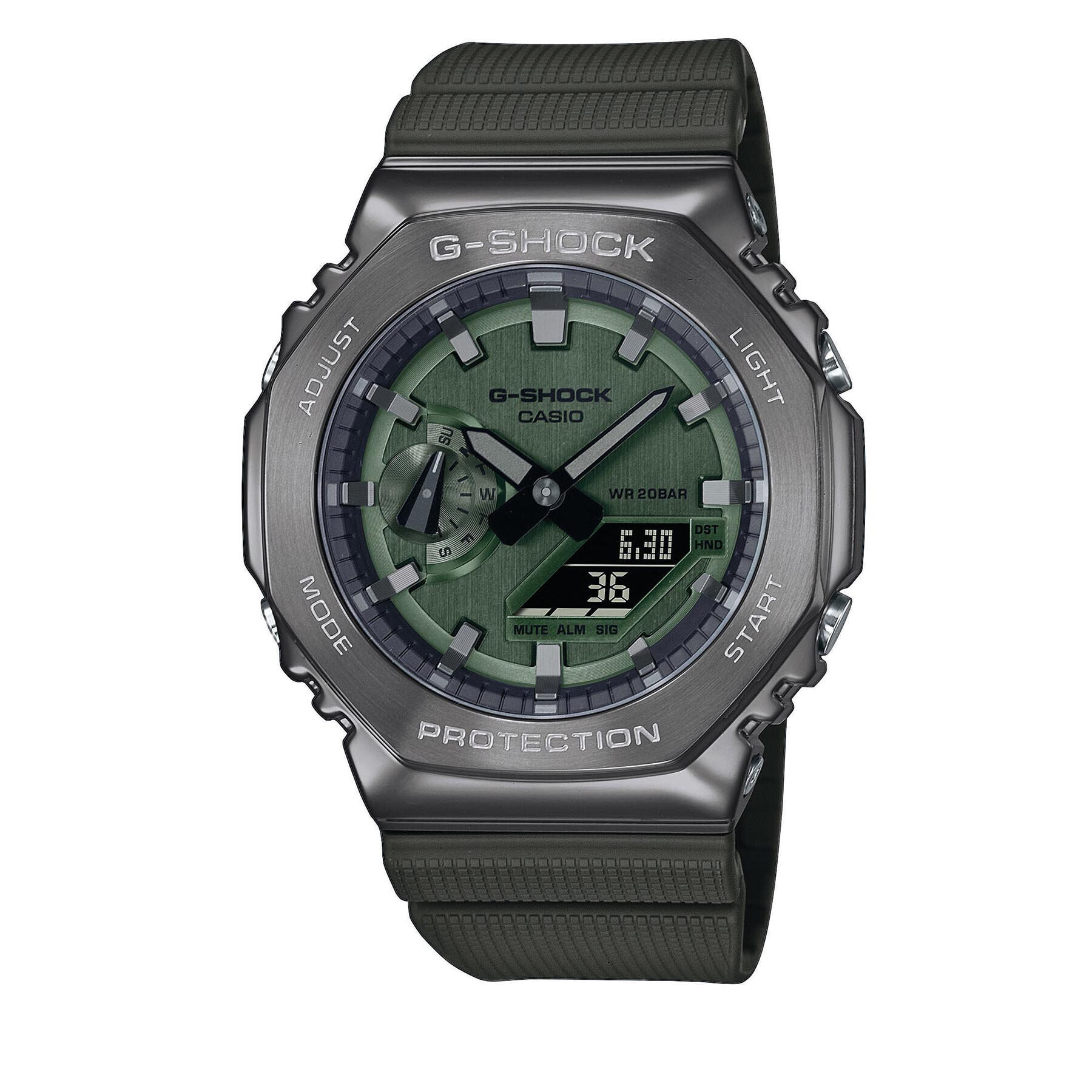 G-Shock Ročna ura GM-2100B-3AER Zelena - Pepit.si