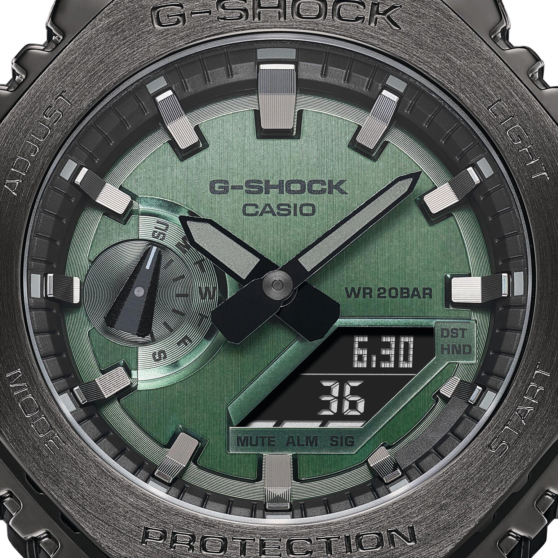 G-Shock Ročna ura GM-2100B-3AER Zelena - Pepit.si