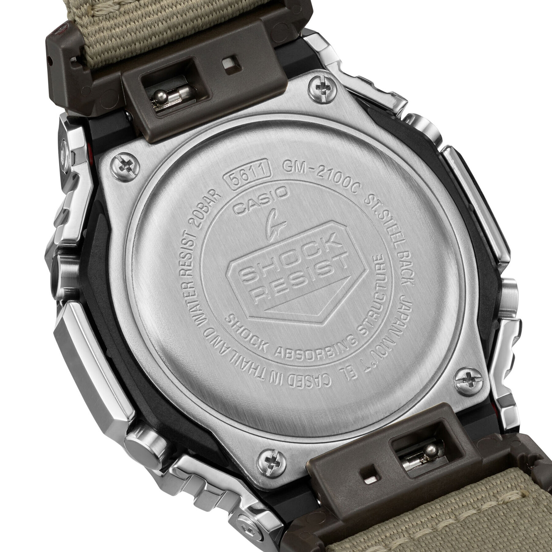 G-Shock Ročna ura GM-2100C -5AER Srebrna - Pepit.si