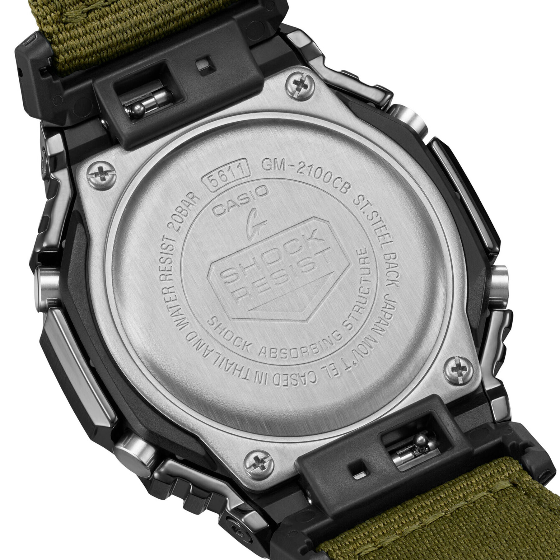 G-Shock Ročna ura GM-2100CB -3AER Khaki - Pepit.si