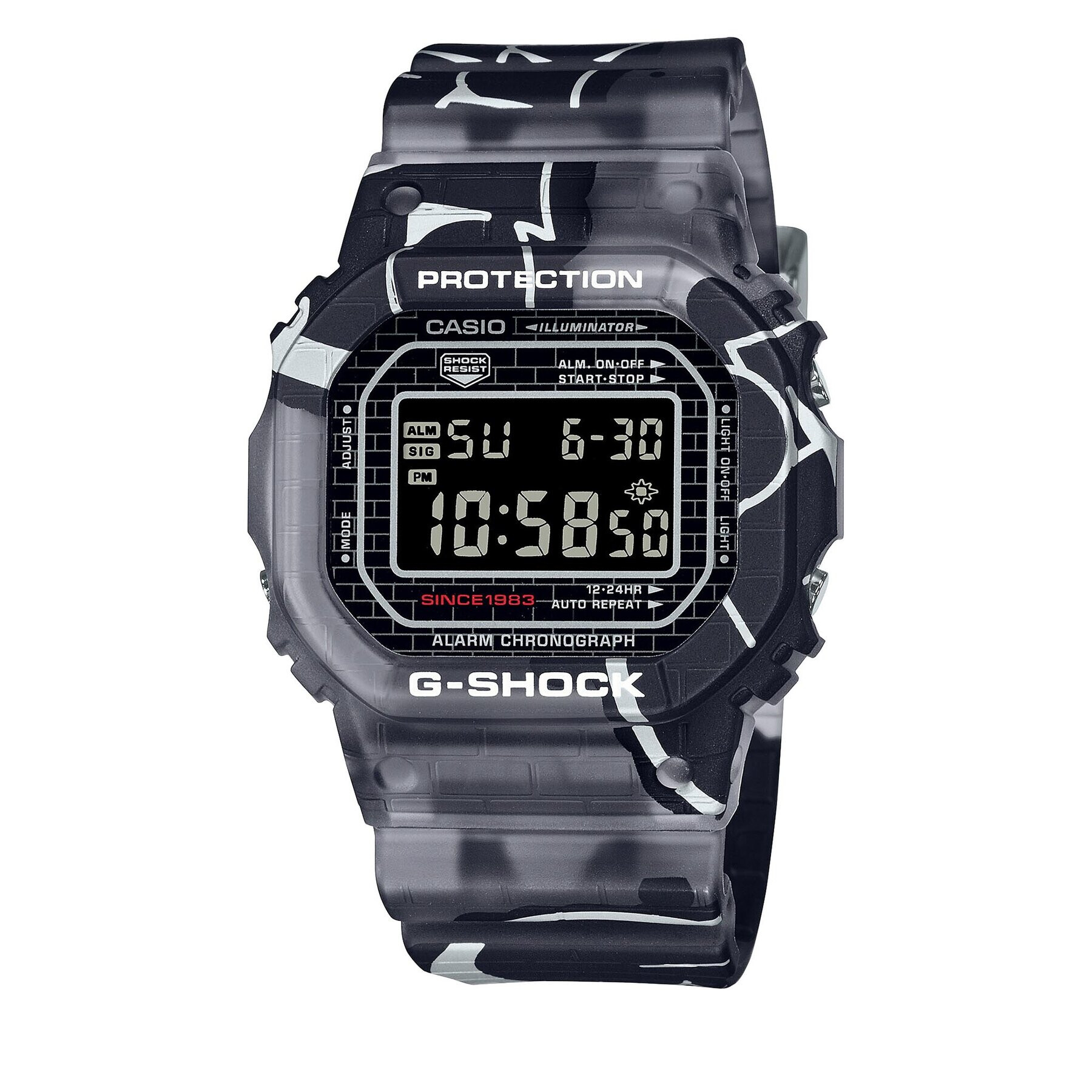 G-Shock Ročna ura Street Spirit DW-5000SS-1ER Črna - Pepit.si