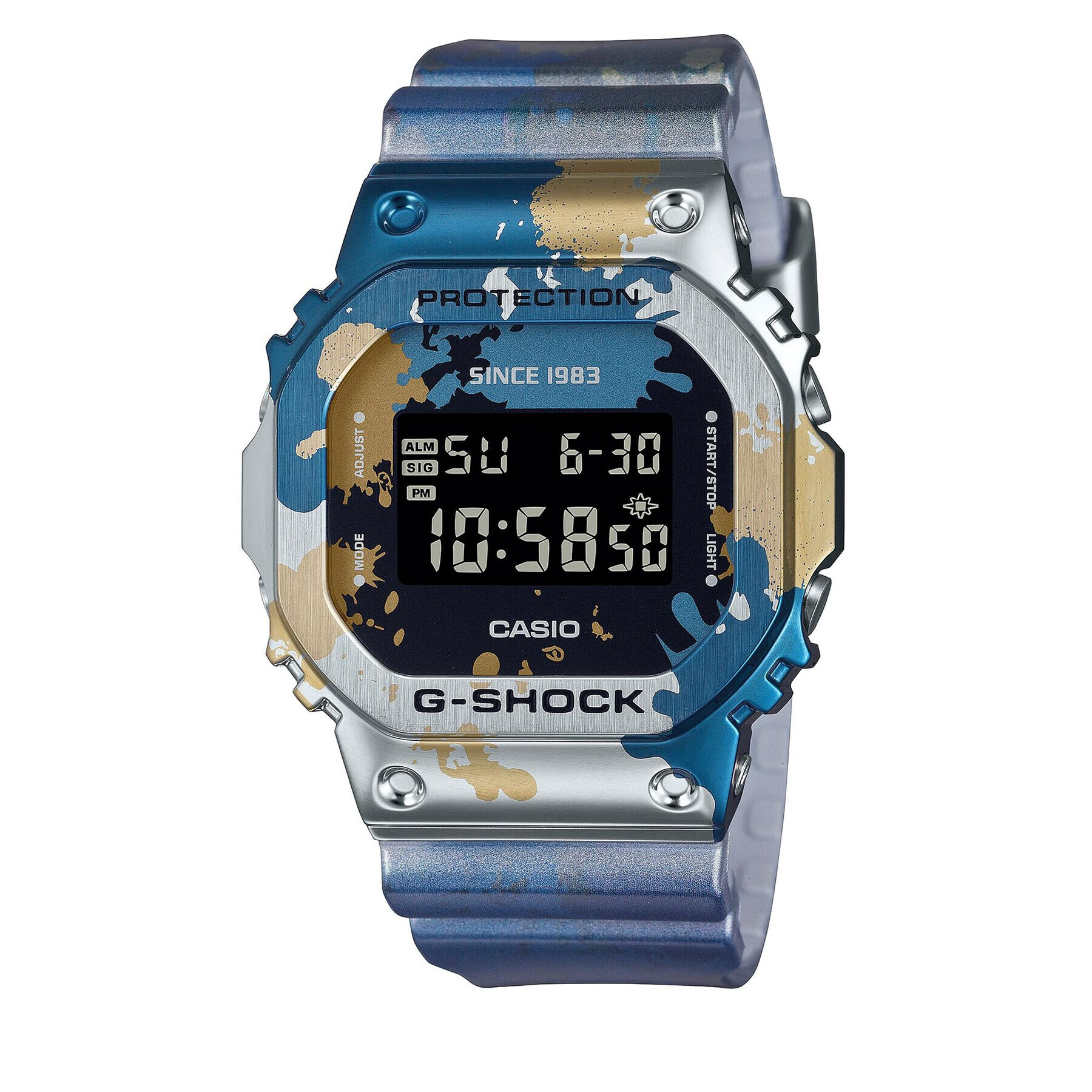 G-Shock Ročna ura Street Spirit GM-5600SS-1ER Modra - Pepit.si