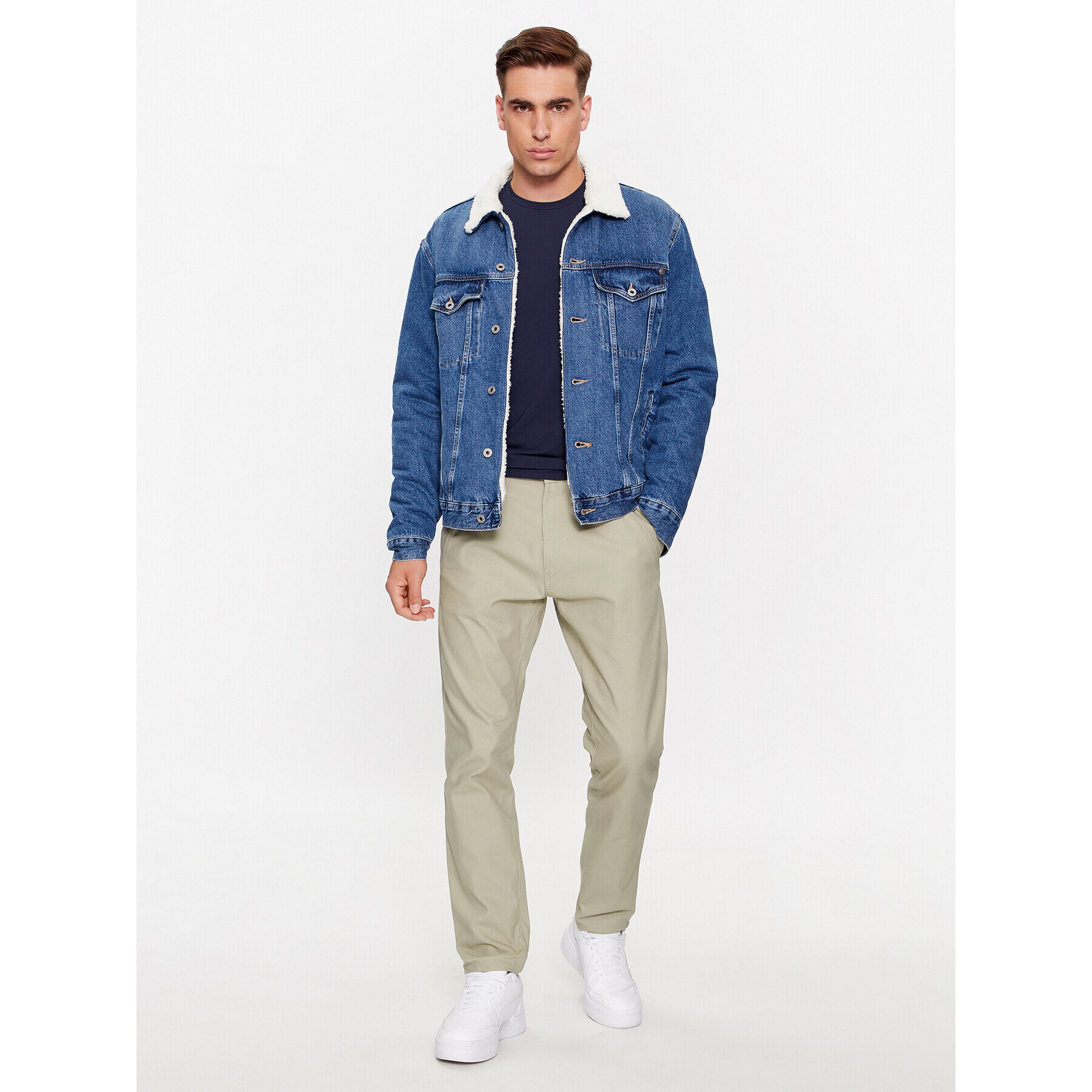 G-Star Raw Chino hlače Bronson 2.0 D21038-D305-G106 Bež Slim Fit - Pepit.si