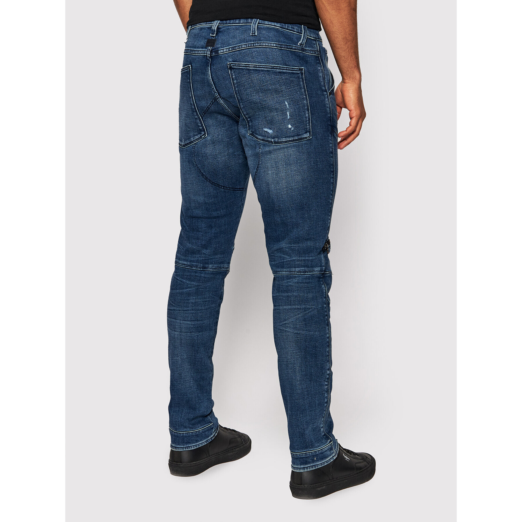 G-Star Raw Jeans hlače 5620 3D D01252-C051-C966 Mornarsko modra Skinny Fit - Pepit.si