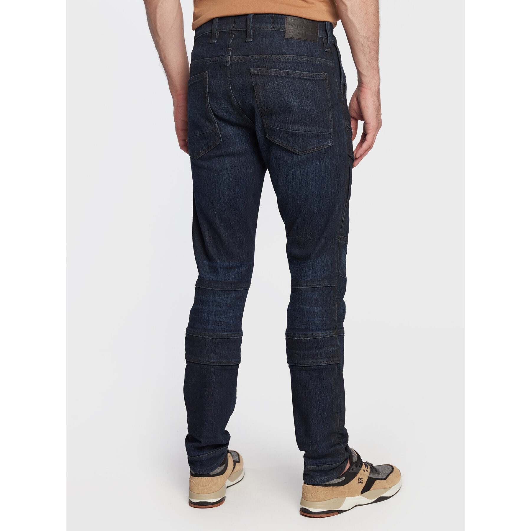 G-Star Raw Jeans hlače Airblaze 3D D16129-C051-D334 Mornarsko modra Skinny Fit - Pepit.si