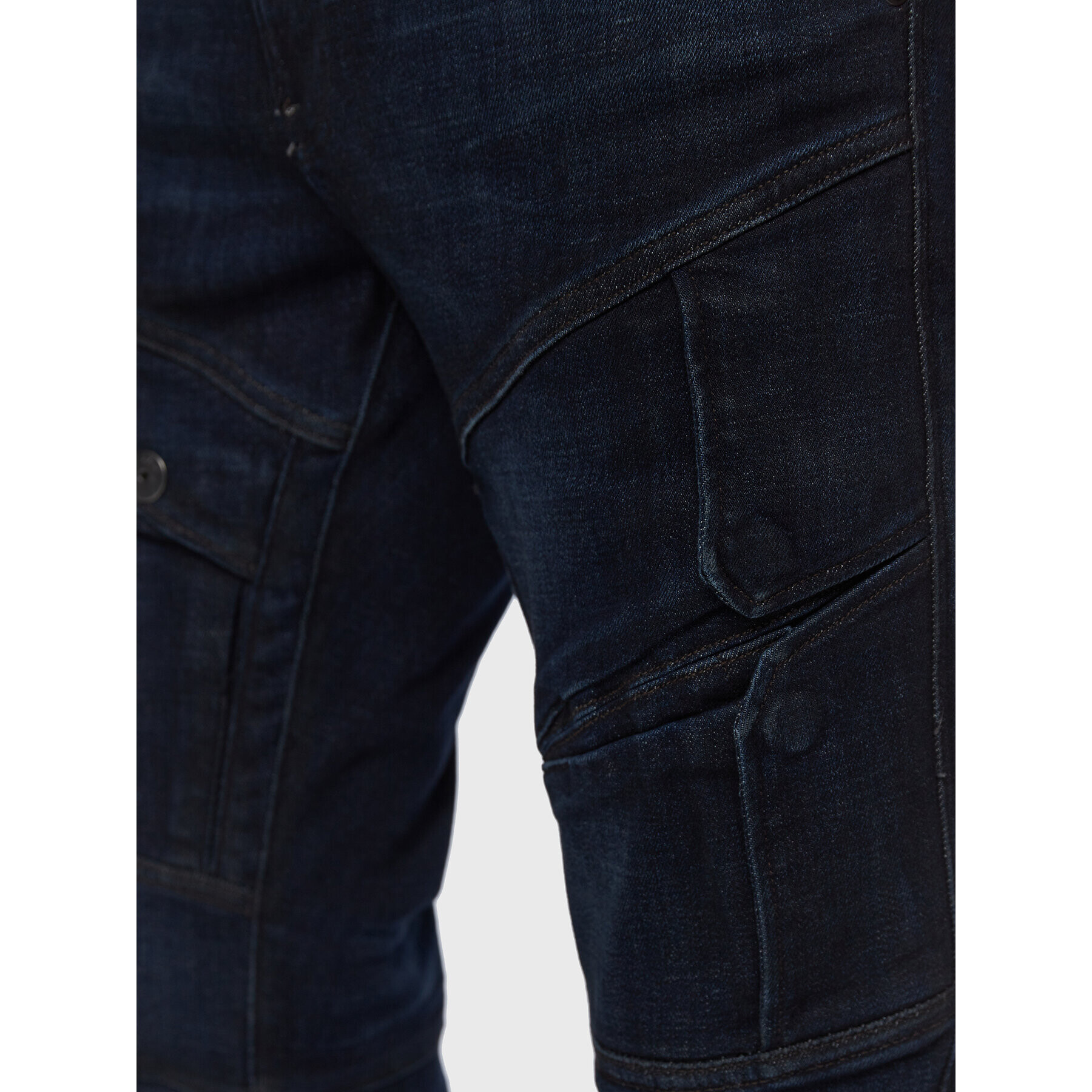 G-Star Raw Jeans hlače Airblaze 3D D16129-C051-D334 Mornarsko modra Skinny Fit - Pepit.si