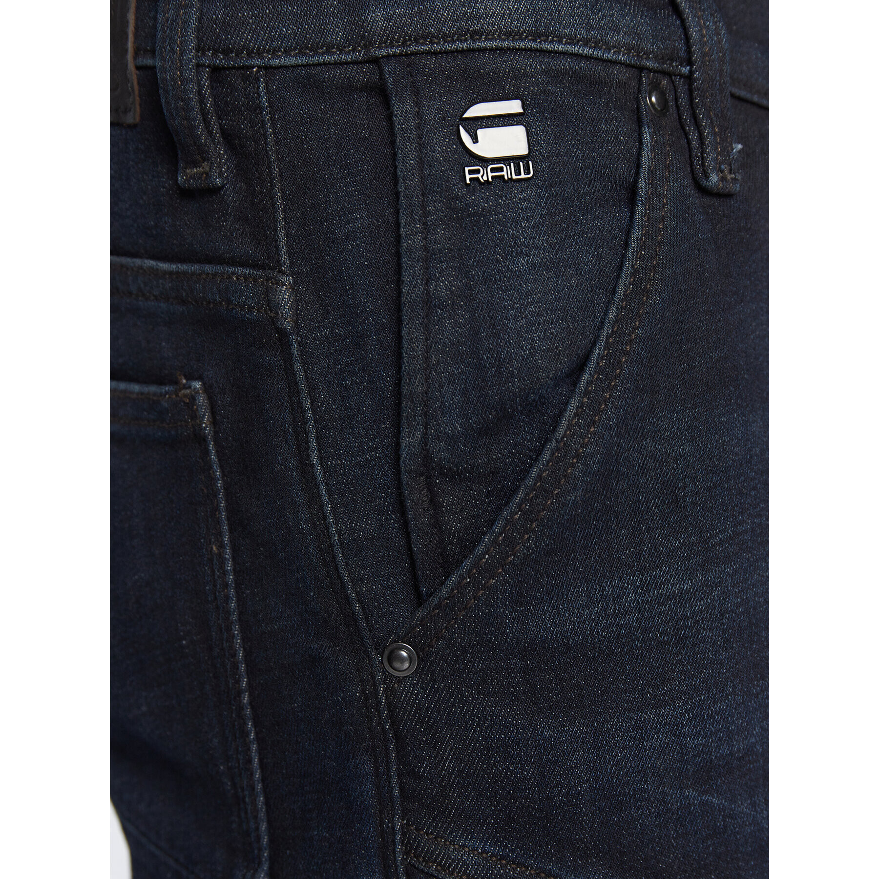 G-Star Raw Jeans hlače Airblaze 3D D16129-C051-D334 Mornarsko modra Skinny Fit - Pepit.si