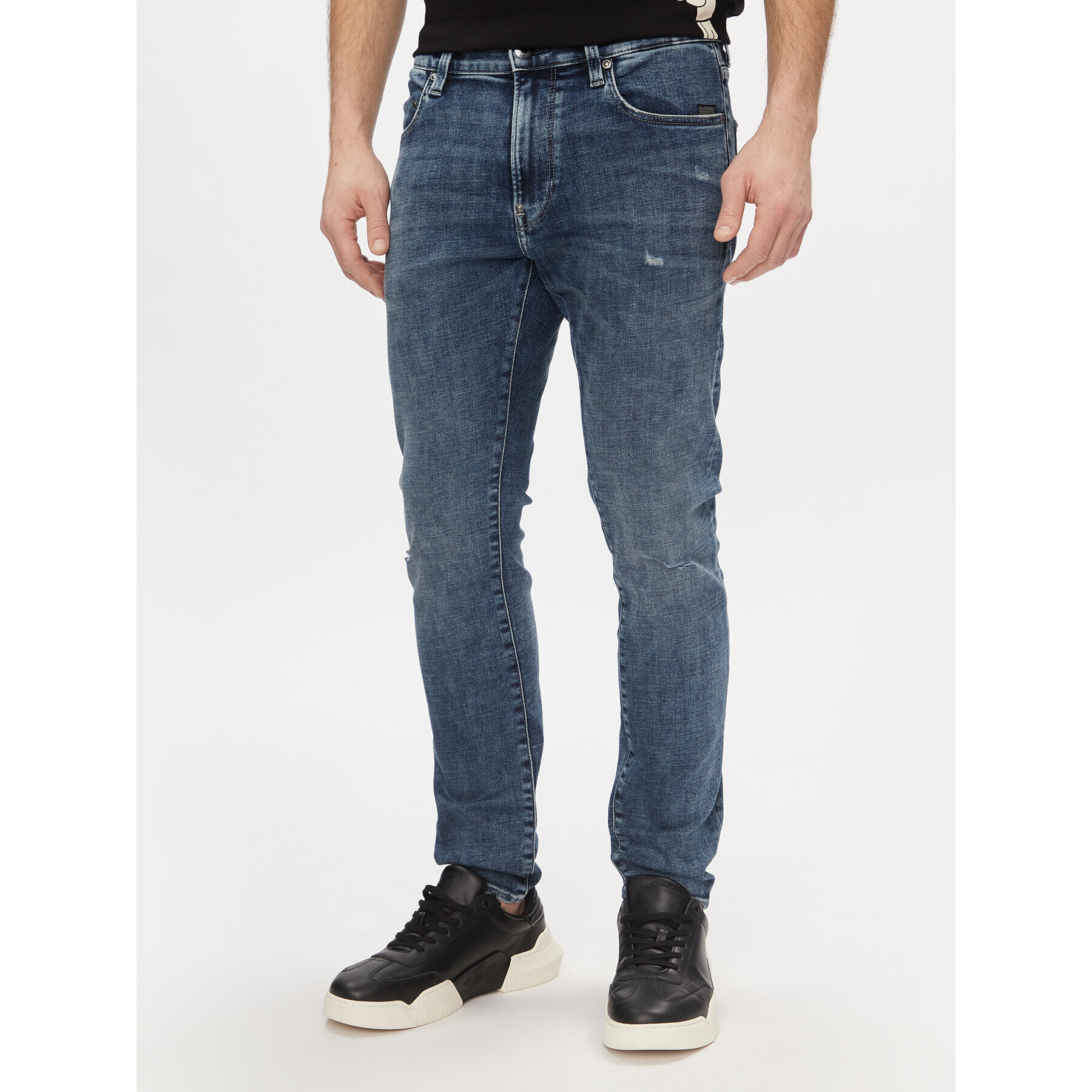 G-Star Raw Jeans hlače Revend Fwd D20071-C051-G120 Modra Skinny Fit - Pepit.si