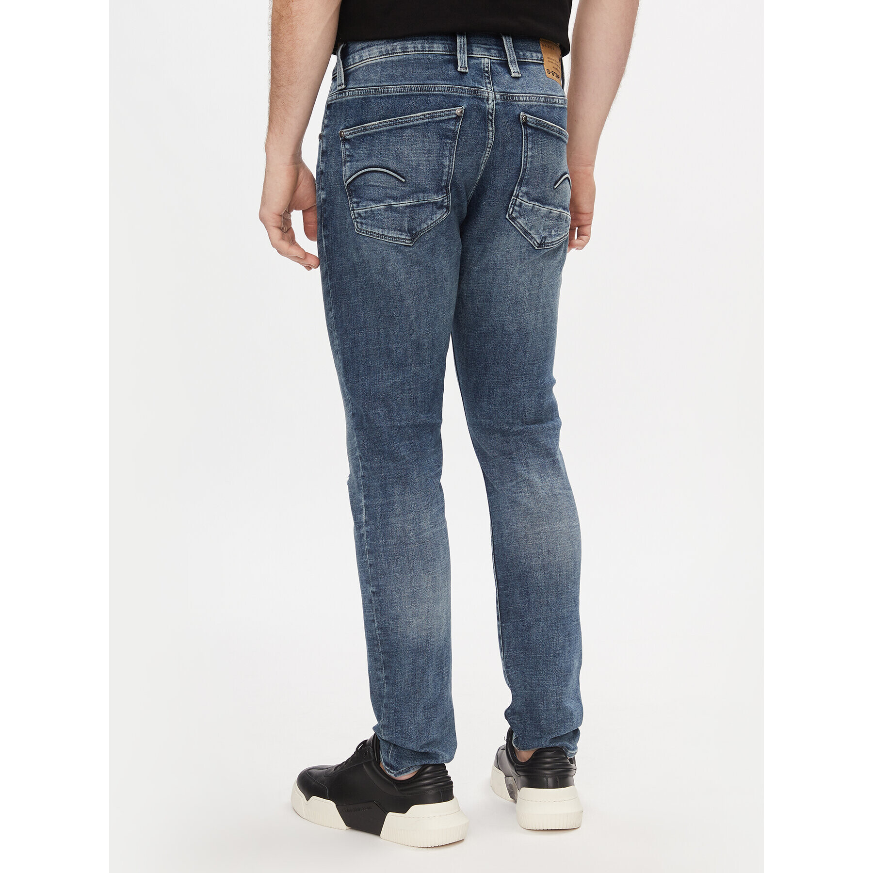 G-Star Raw Jeans hlače Revend Fwd D20071-C051-G120 Modra Skinny Fit - Pepit.si