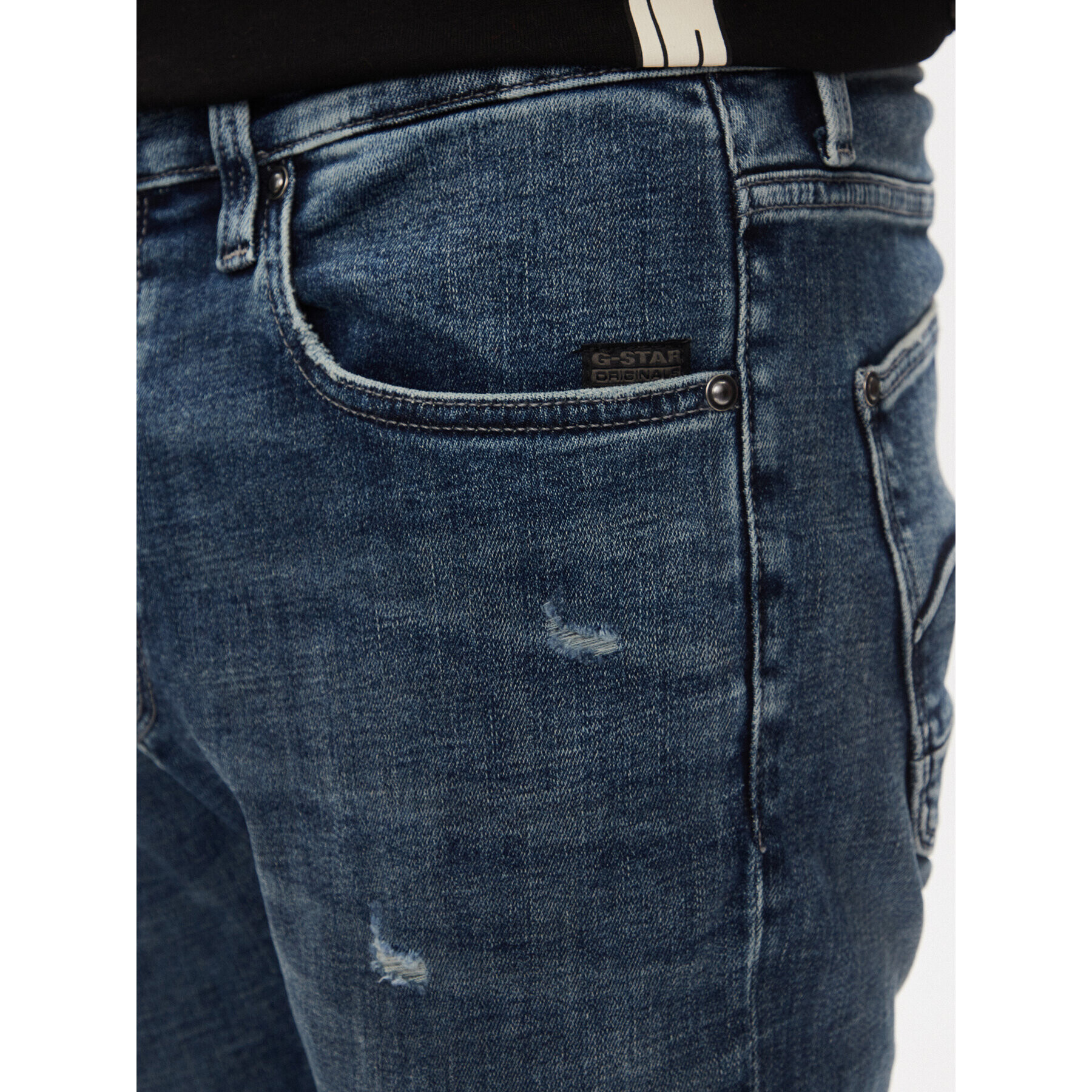 G-Star Raw Jeans hlače Revend Fwd D20071-C051-G120 Modra Skinny Fit - Pepit.si